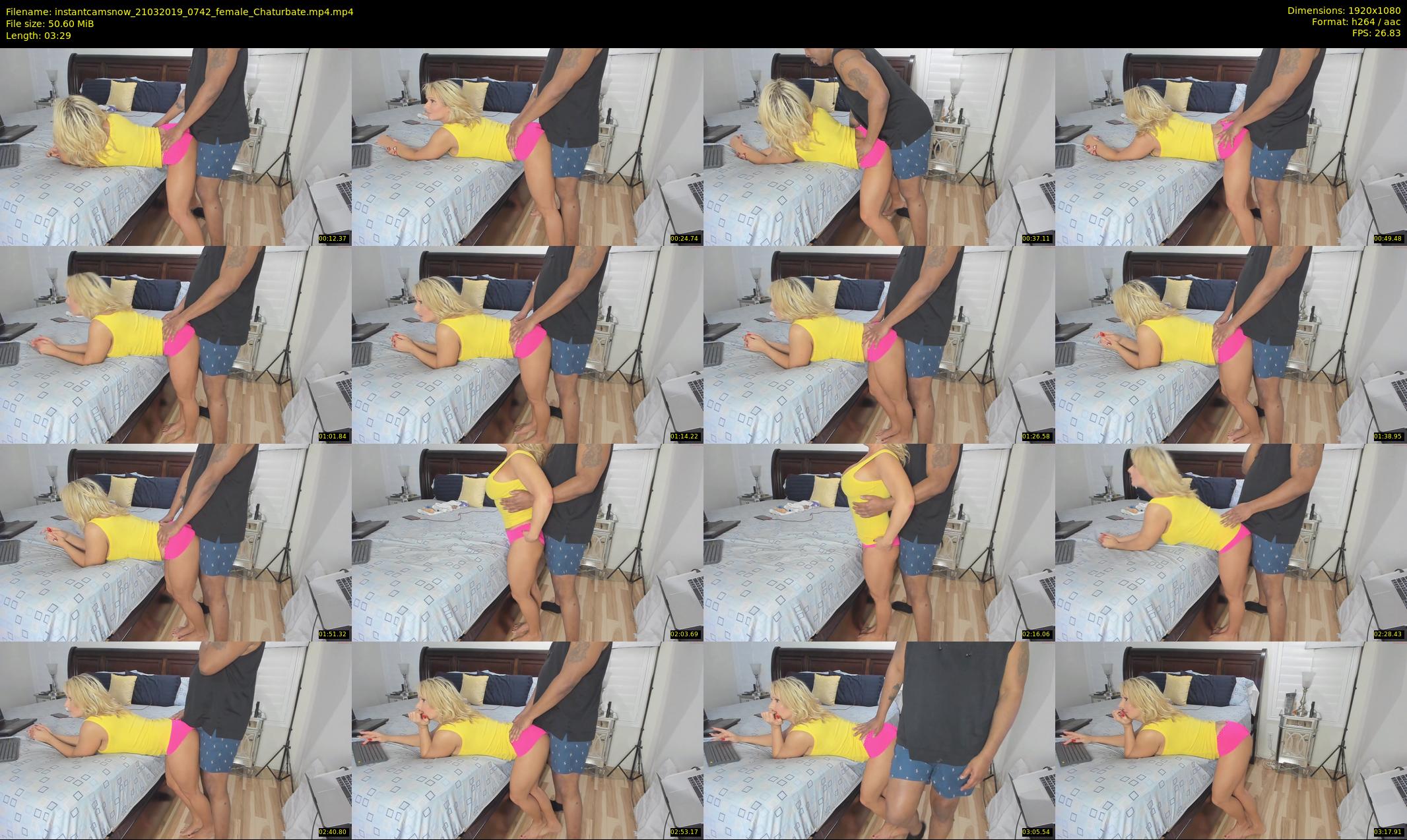 instantcamsnow — 4 minute Chaturbate couple cam show recording, 1080p, Mar 21, 2019