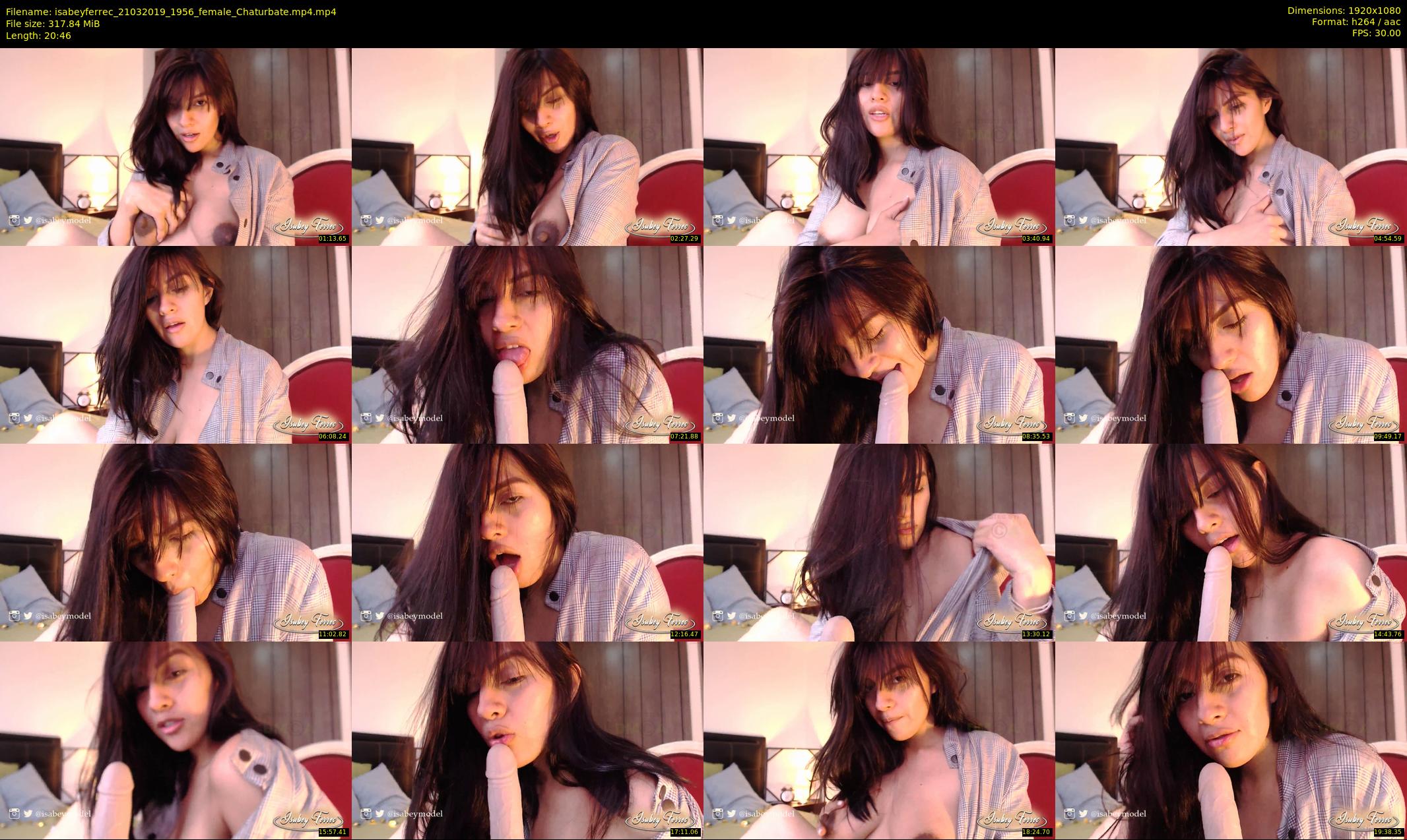 isabeyferrec — 21 minute Chaturbate female cam show recording, 1080p, Mar 21, 2019