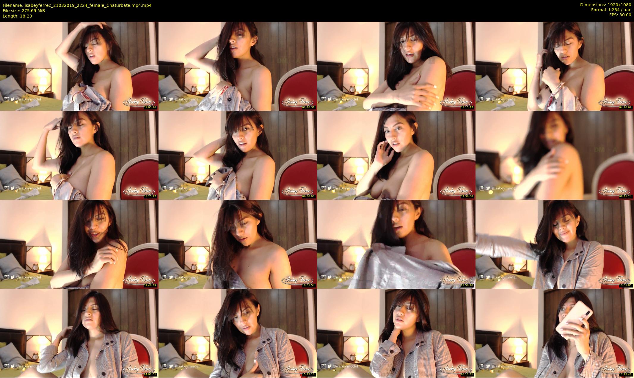 isabeyferrec — 19 minute Chaturbate female cam show recording, 1080p, Mar 21, 2019