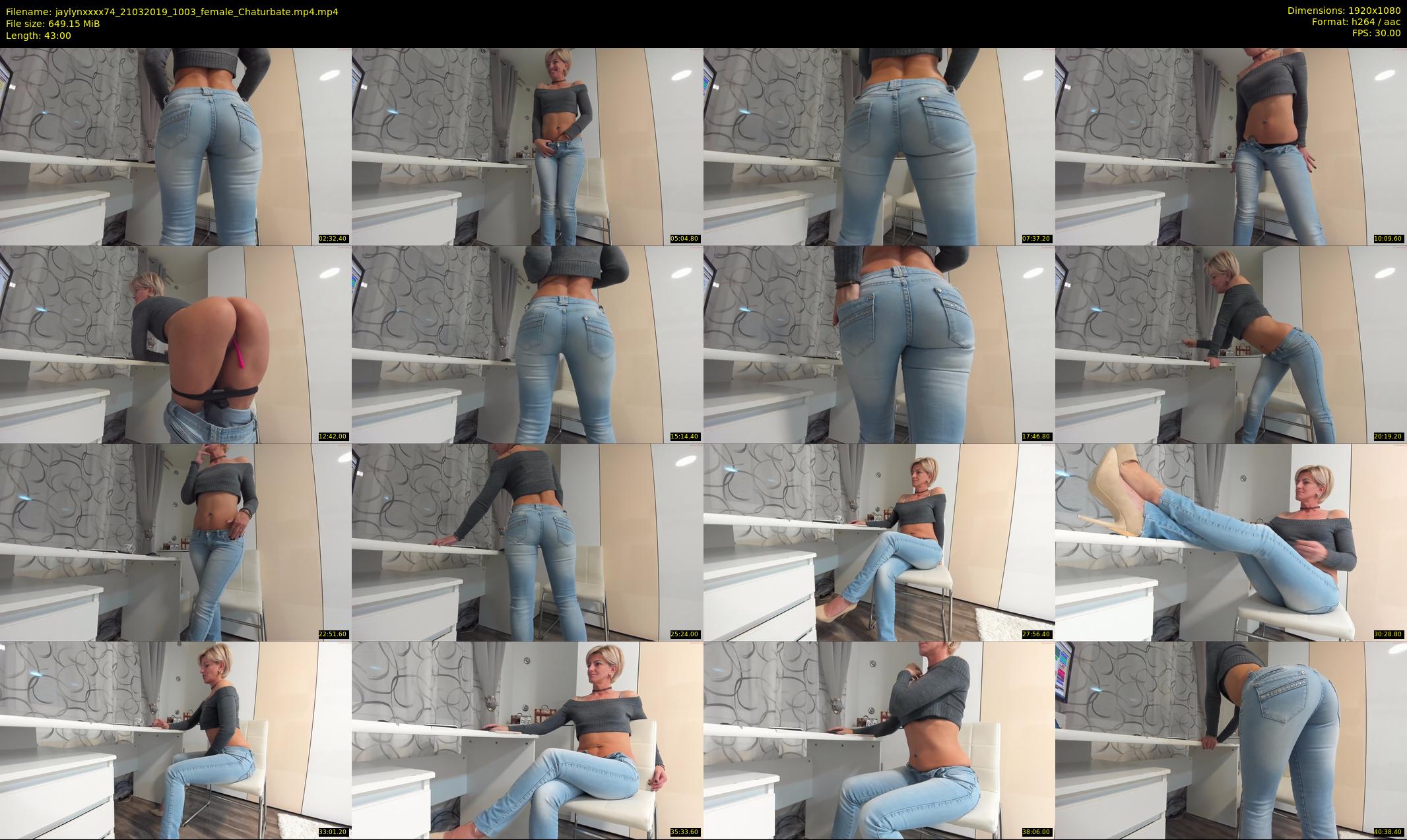 jaylynxxxx74 — 43 minute Chaturbate female cam show recording, 1080p, Mar 21, 2019