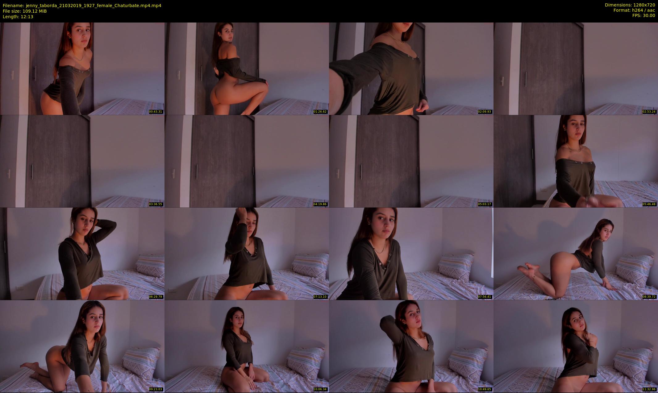 jenny_taborda — 13 minute Chaturbate female cam show recording, 720p, Mar 21, 2019