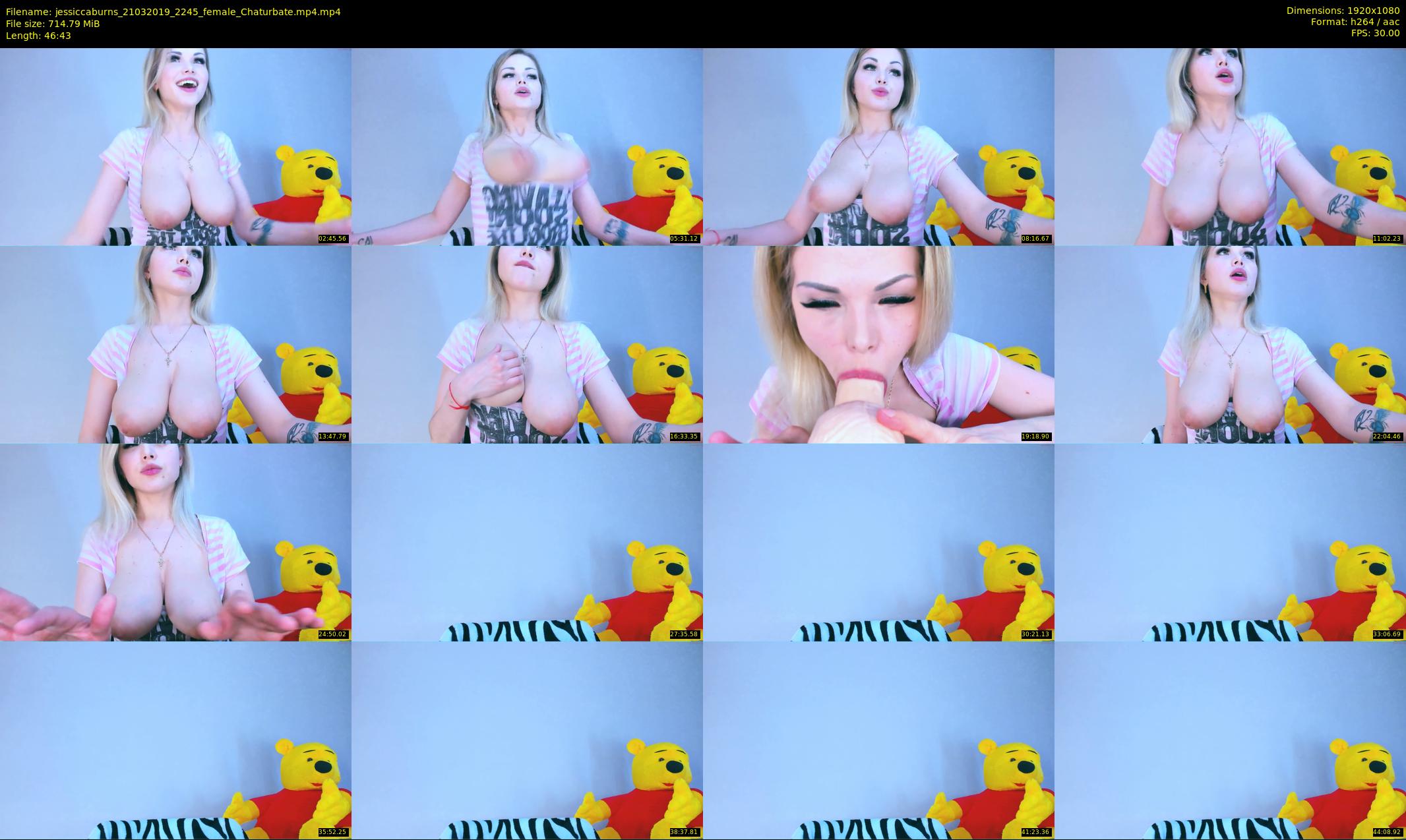 jessiccaburns — 47 minute Chaturbate female cam show recording, 1080p, Mar 21, 2019