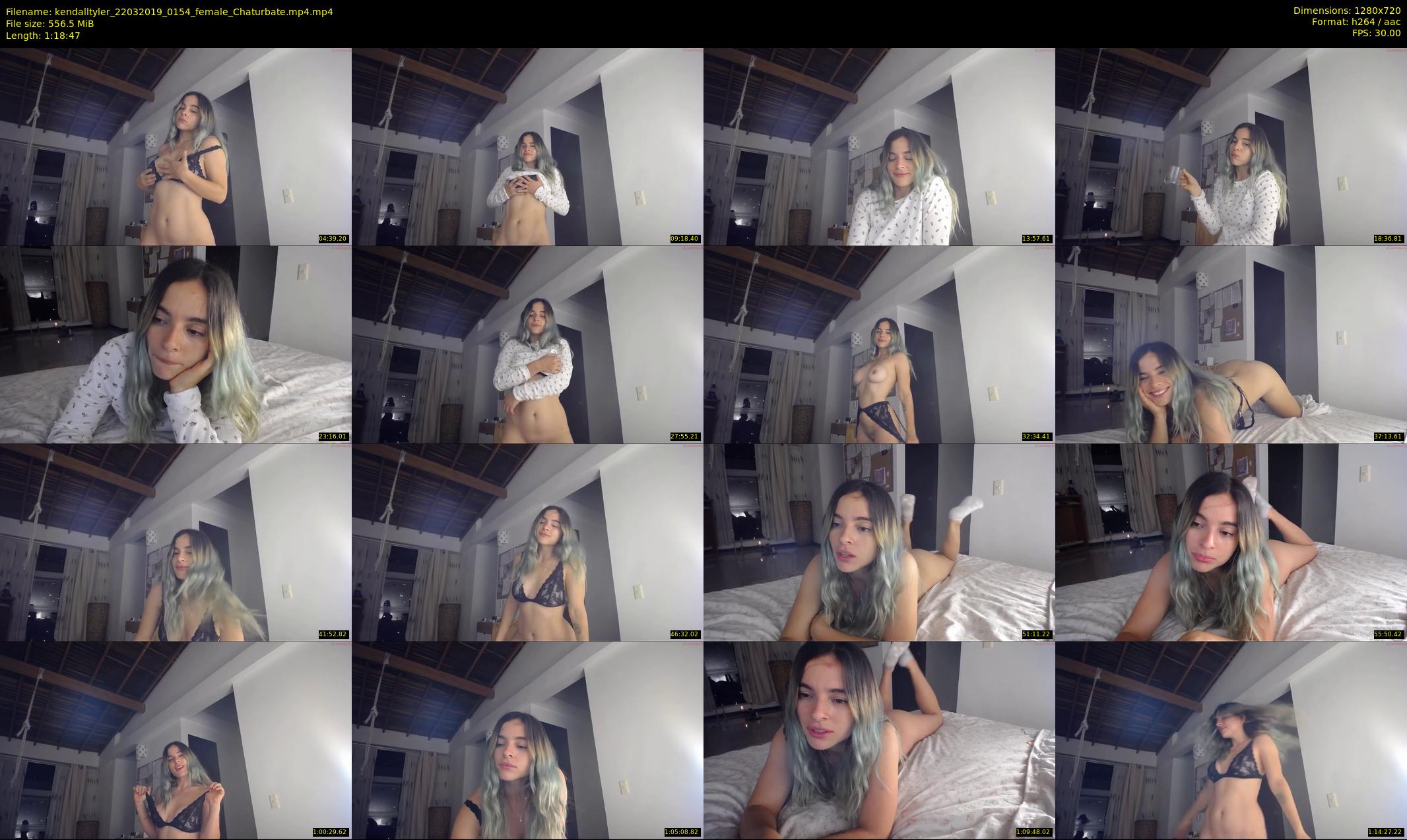kendalltyler — 79 minute Chaturbate female cam show recording, 720p, Mar 22, 2019