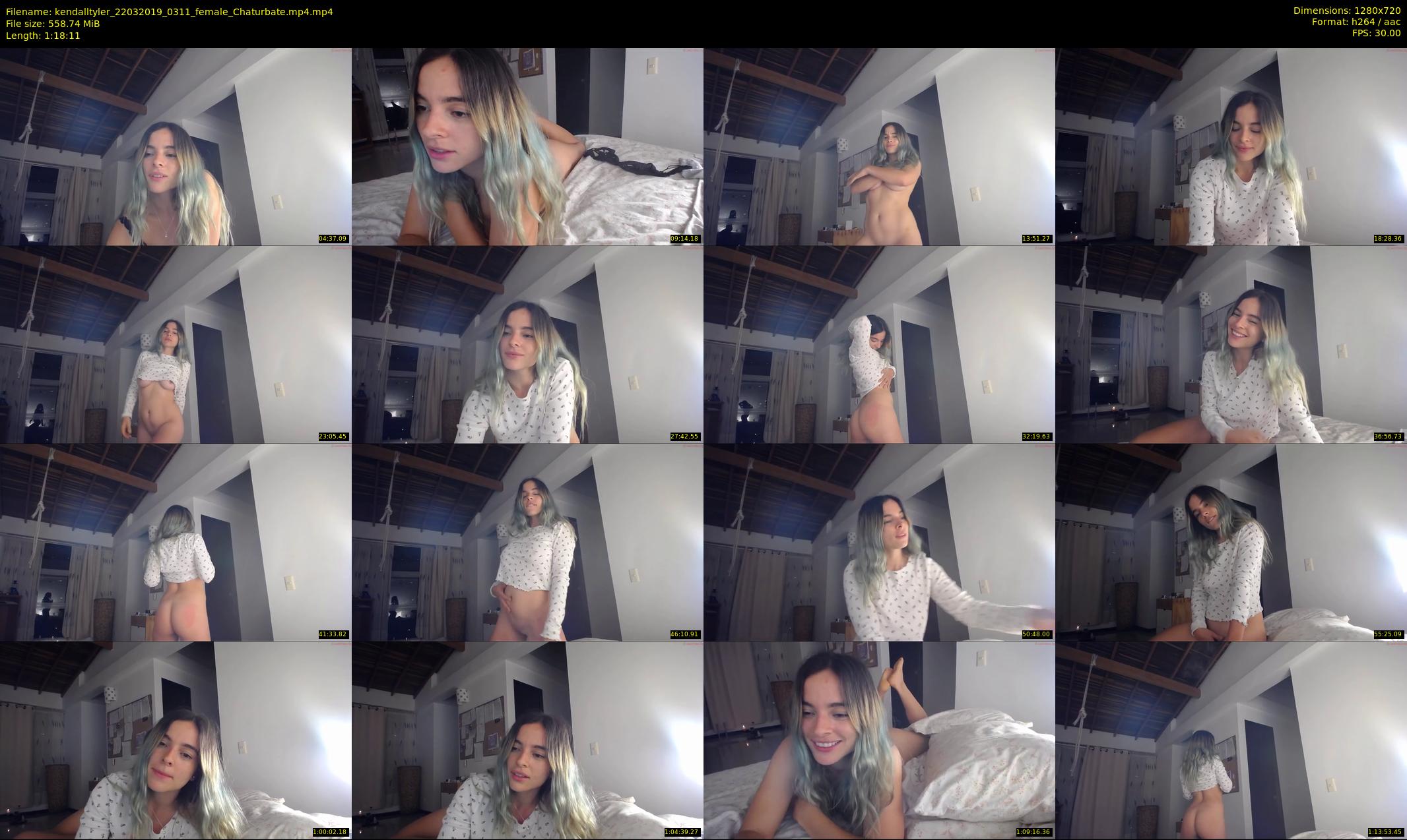 kendalltyler — 79 minute Chaturbate female cam show recording, 720p, Mar 22, 2019