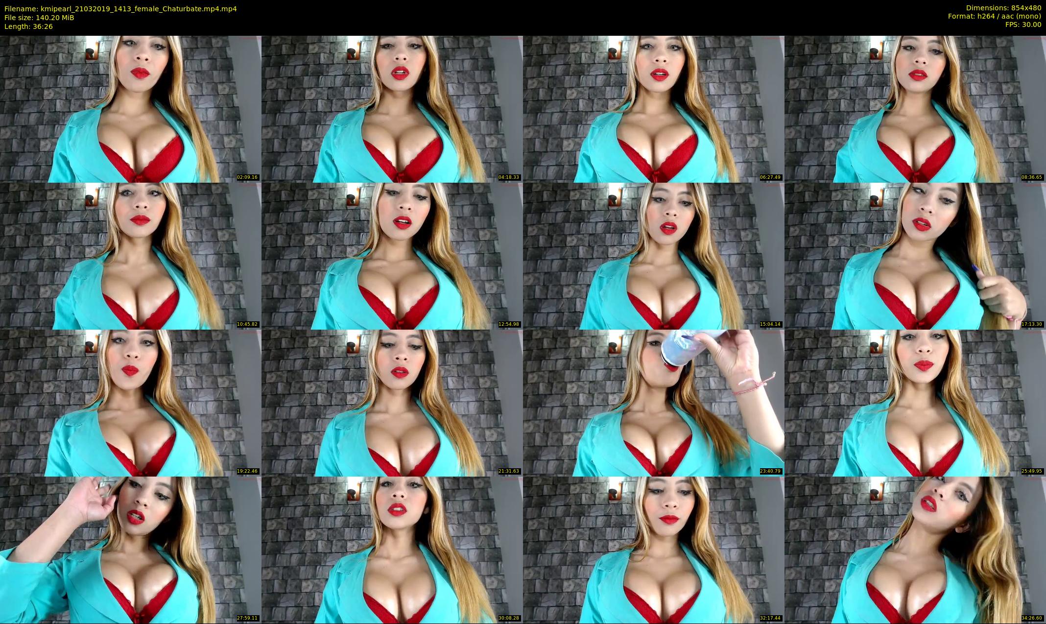 kmipearl — 37 minute Chaturbate female cam show recording, 480p, Mar 21, 2019