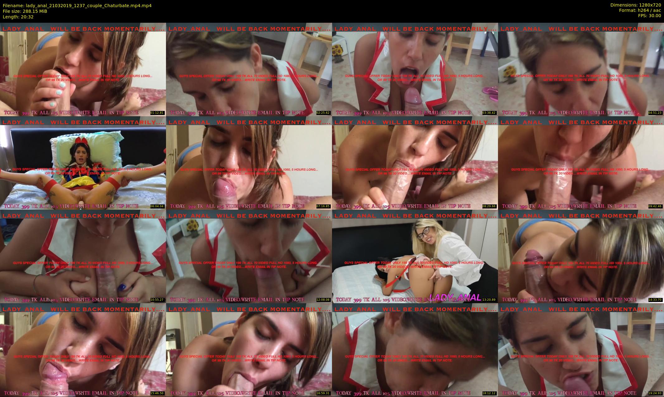 lady_anal — 21 minute Chaturbate female cam show recording, 720p, Mar 21, 2019