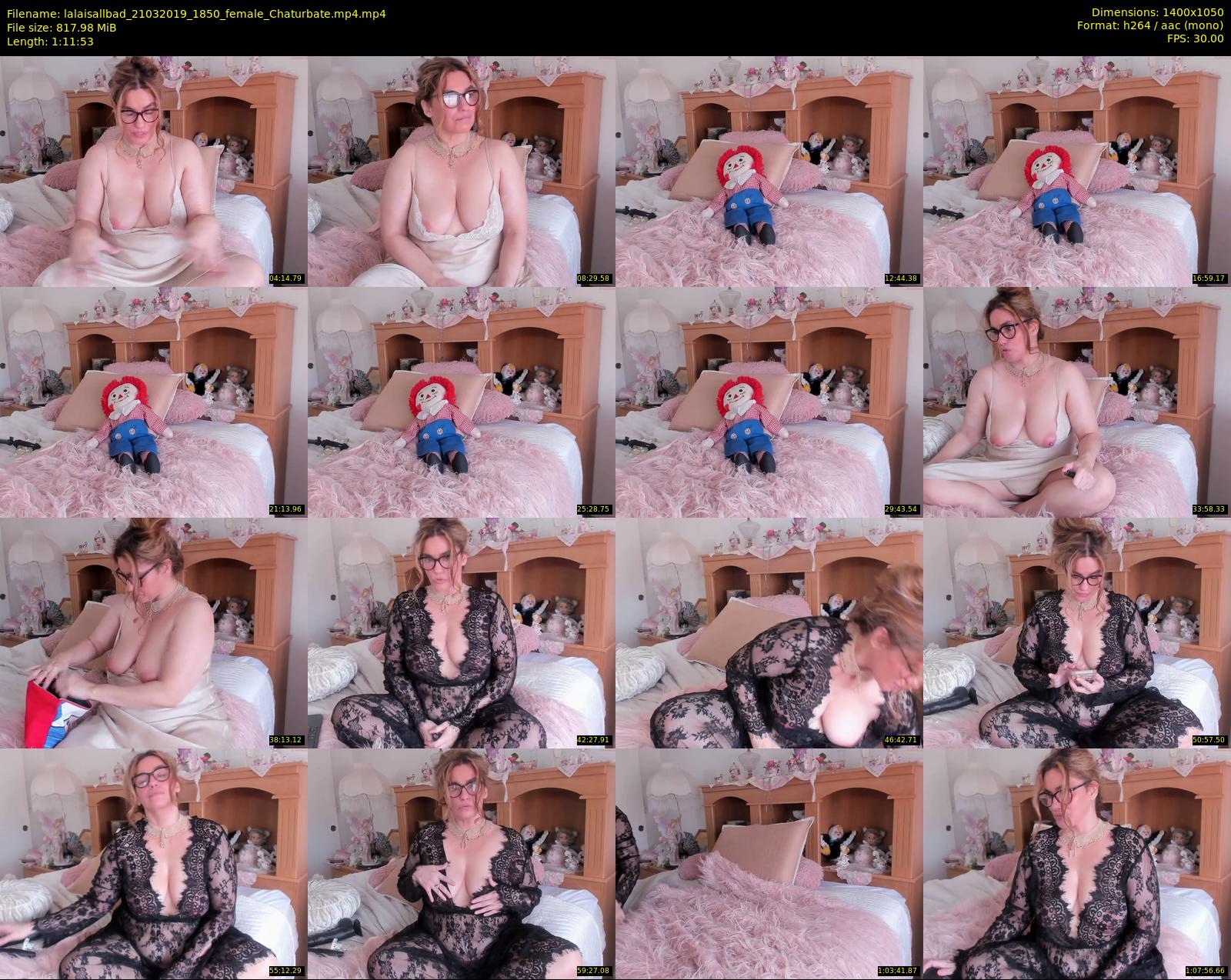 lalaisallbad — 72 minute Chaturbate female cam show recording, 720p, Mar 21, 2019