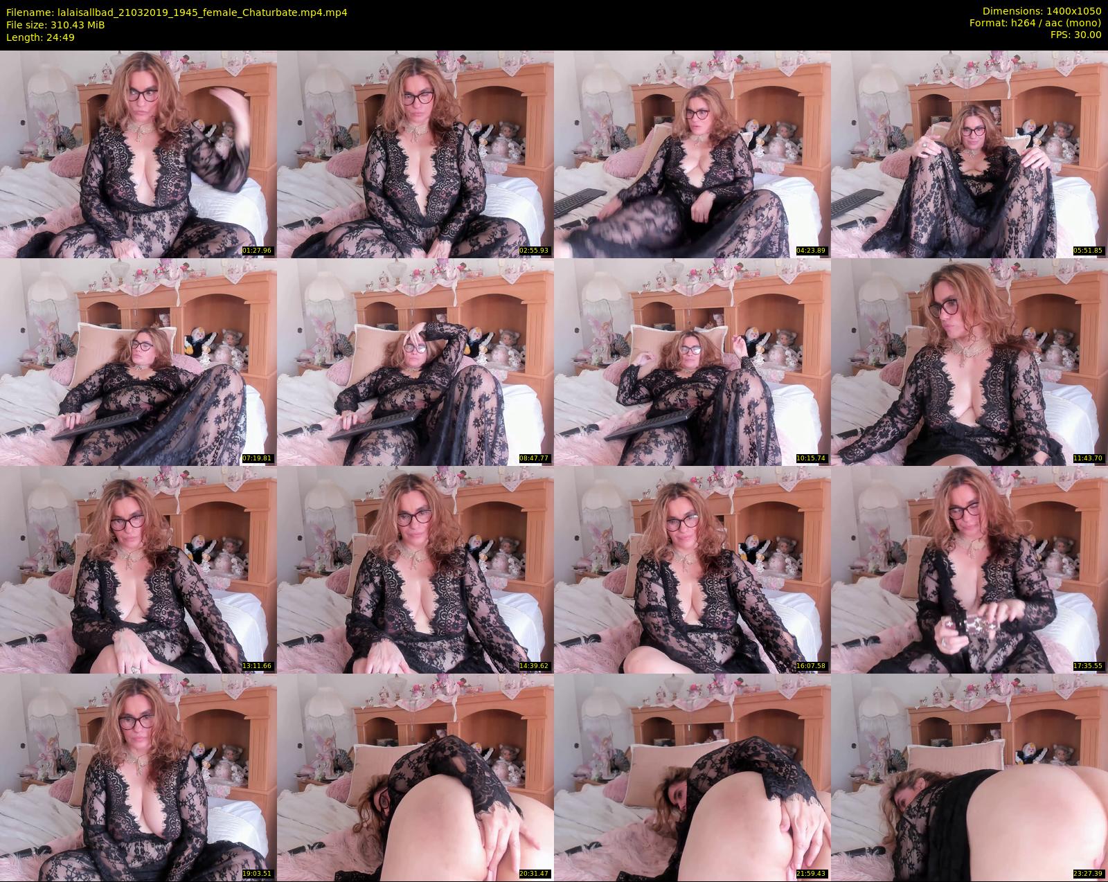 lalaisallbad — 25 minute Chaturbate female cam show recording, 720p, Mar 21, 2019