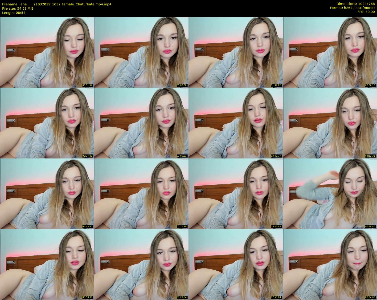 lena___ — 9 minute Chaturbate female cam show recording, 720p, Mar 21, 2019