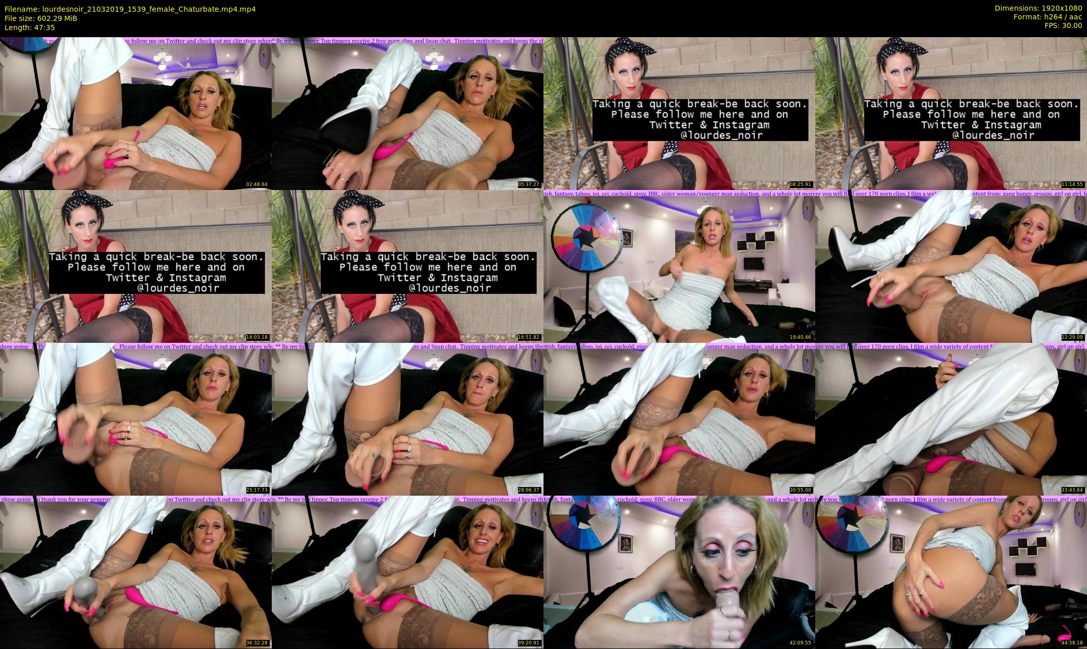 lourdesnoir — 48 minute Chaturbate female cam show recording, 1080p, Mar 21, 2019
