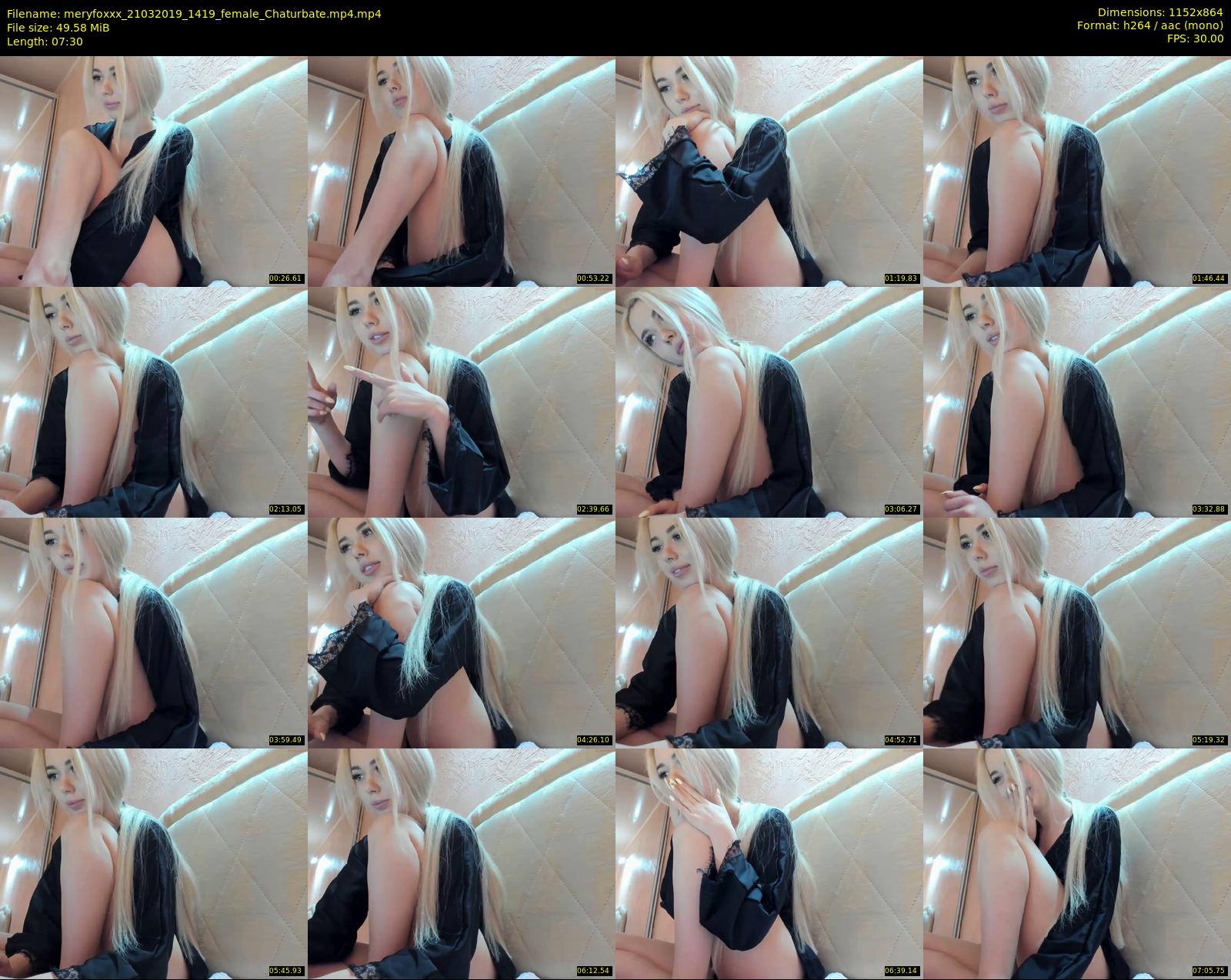 meryfoxxx — 8 minute Chaturbate female cam show recording, 720p, Mar 21, 2019
