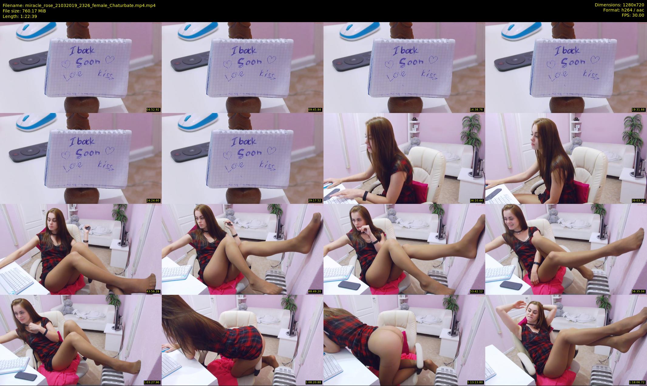 miracle_rose — 83 minute Chaturbate female cam show recording, 720p, Mar 21, 2019