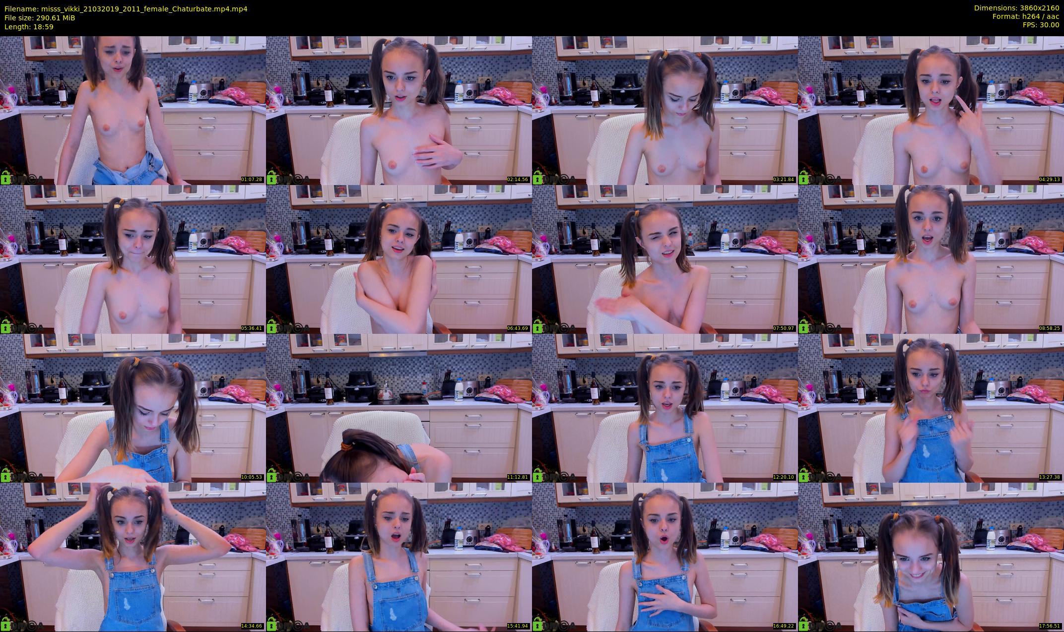 misss_vikki — 19 minute Chaturbate female cam show recording, 4K, Mar 21, 2019