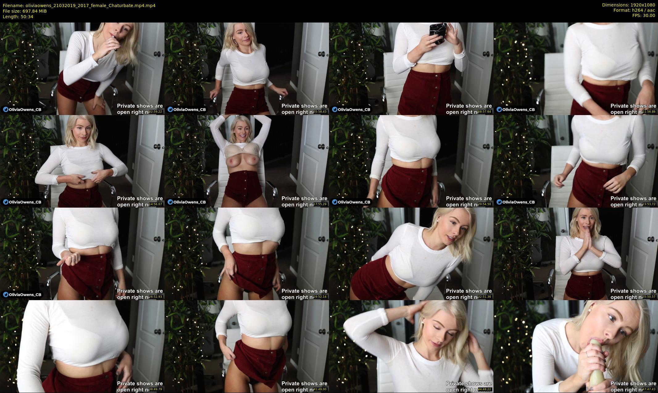 oliviaowens — 51 minute Chaturbate female cam show recording, 1080p, Mar 21, 2019