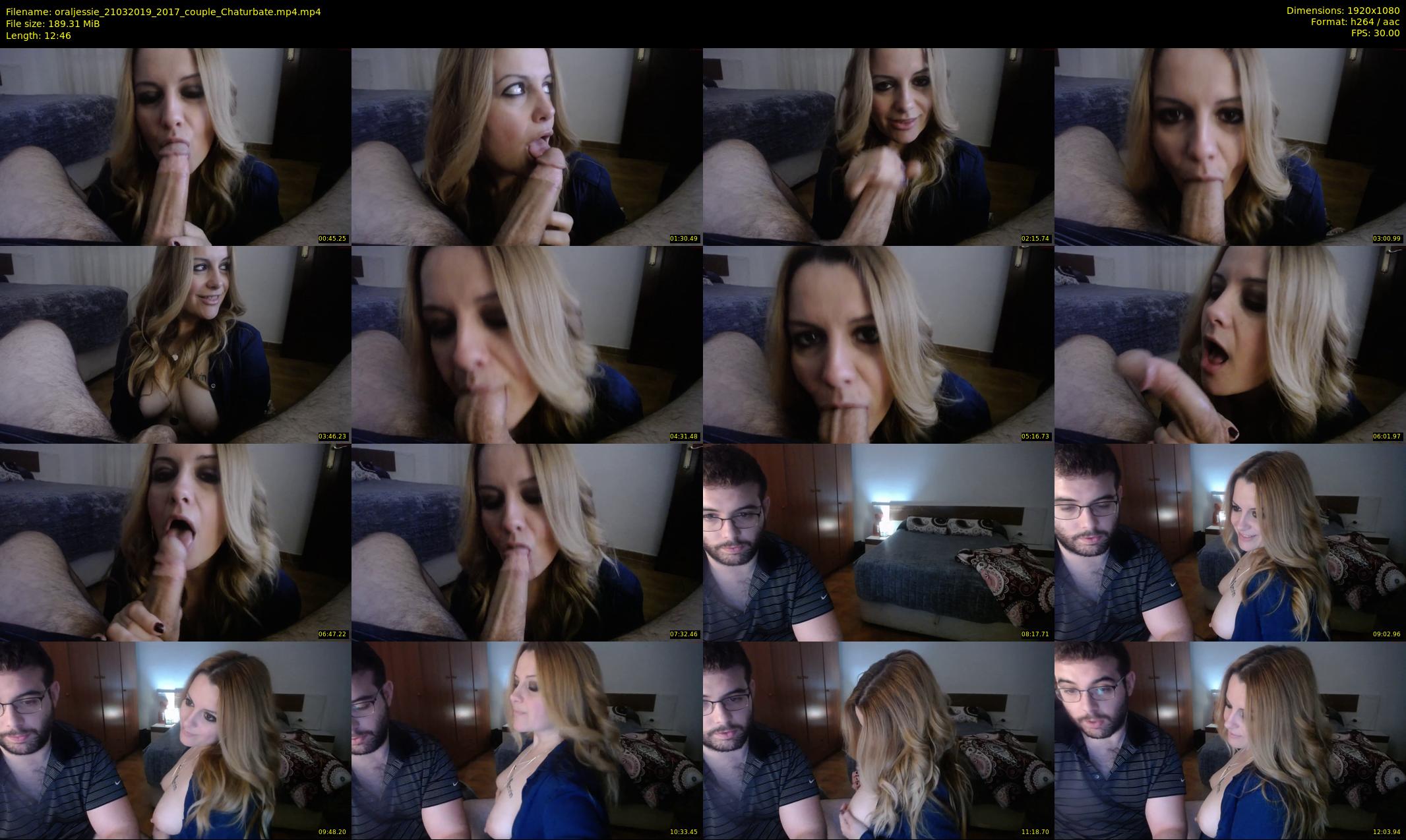 oraljessie — 13 minute Chaturbate couple cam show recording, 1080p, Mar 21, 2019