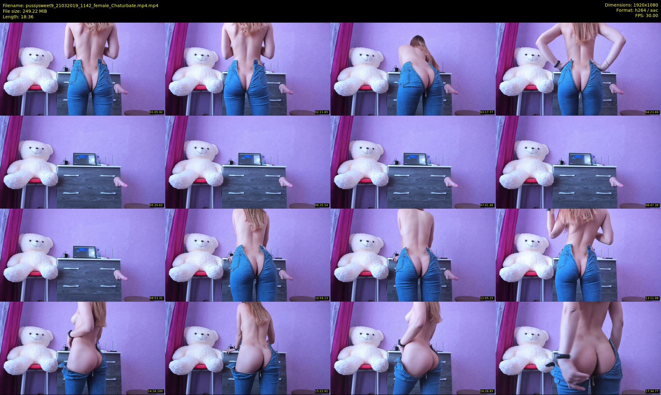 pussysweet9 — 19 minute Chaturbate female cam show recording, 1080p, Mar 21, 2019