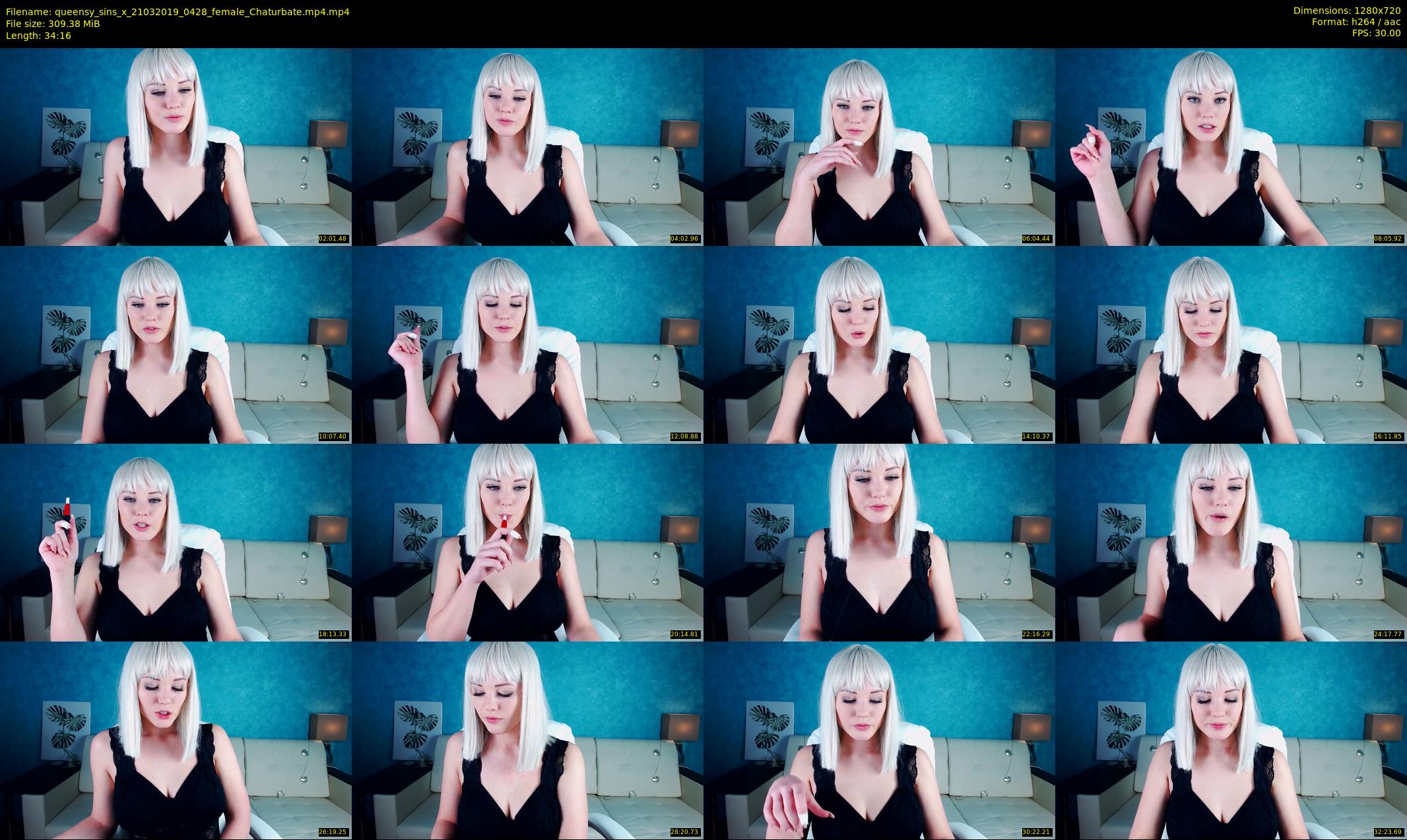 queensy_sins_x — 35 minute Chaturbate female cam show recording, 720p, Mar 21, 2019