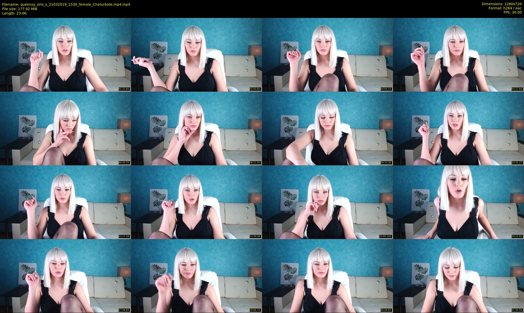 queensy_sins_x — 24 minute Chaturbate female cam show recording, 720p, Mar 21, 2019