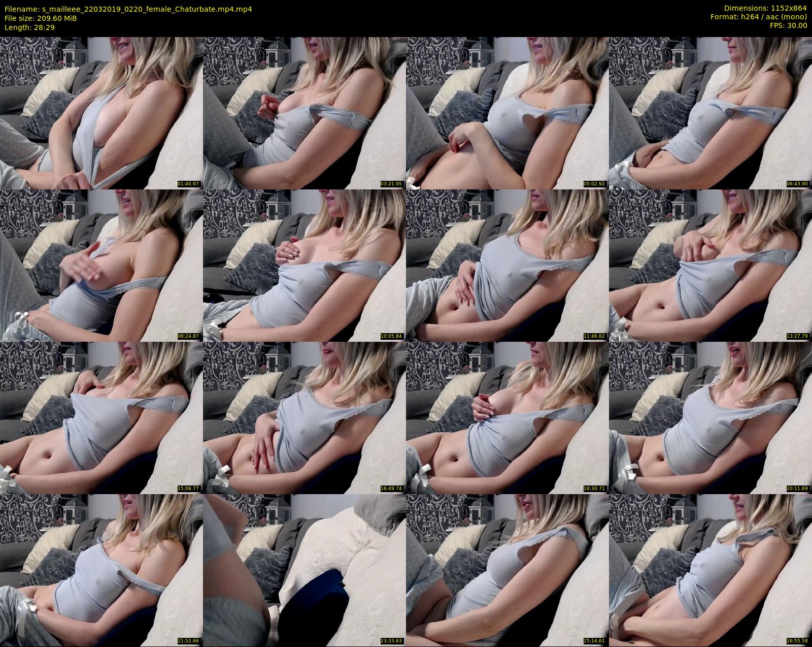 s_mailleee — 29 minute Chaturbate female cam show recording, 720p, Mar 22, 2019