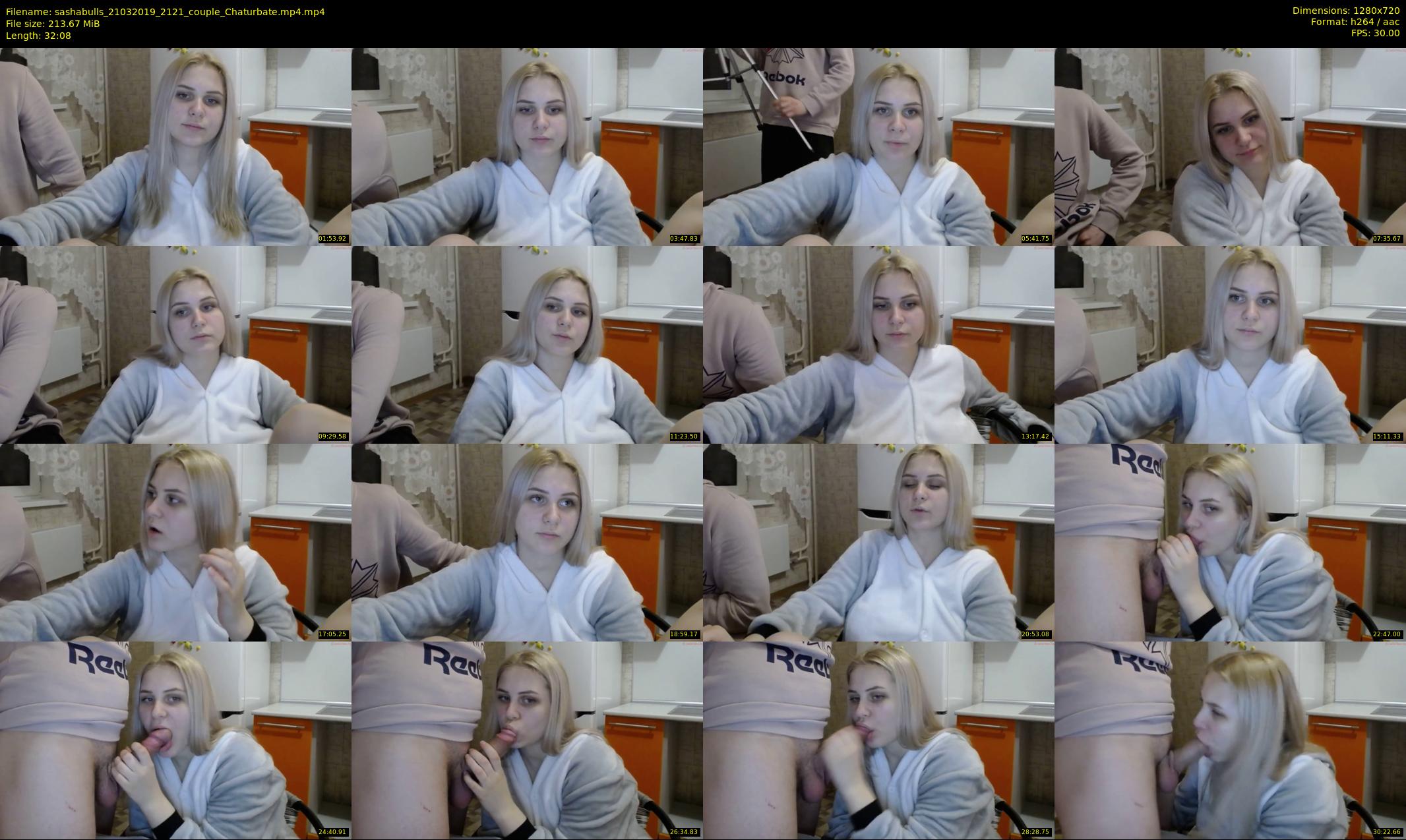 sashabulls — 33 minute Chaturbate couple cam show recording, 720p, Mar 21, 2019