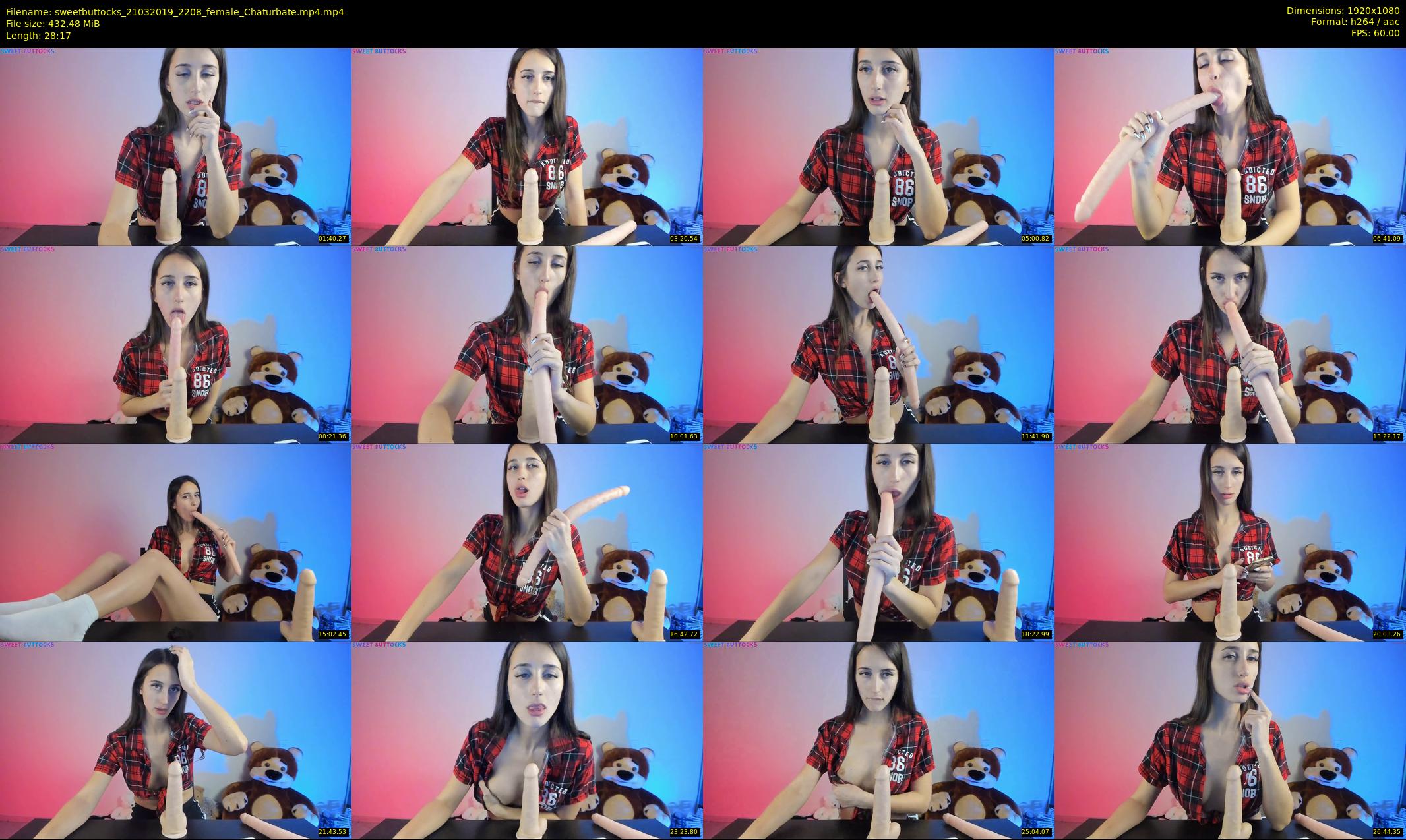 sweetbuttocks — 29 minute Chaturbate female cam show recording, 1080p, Mar 21, 2019
