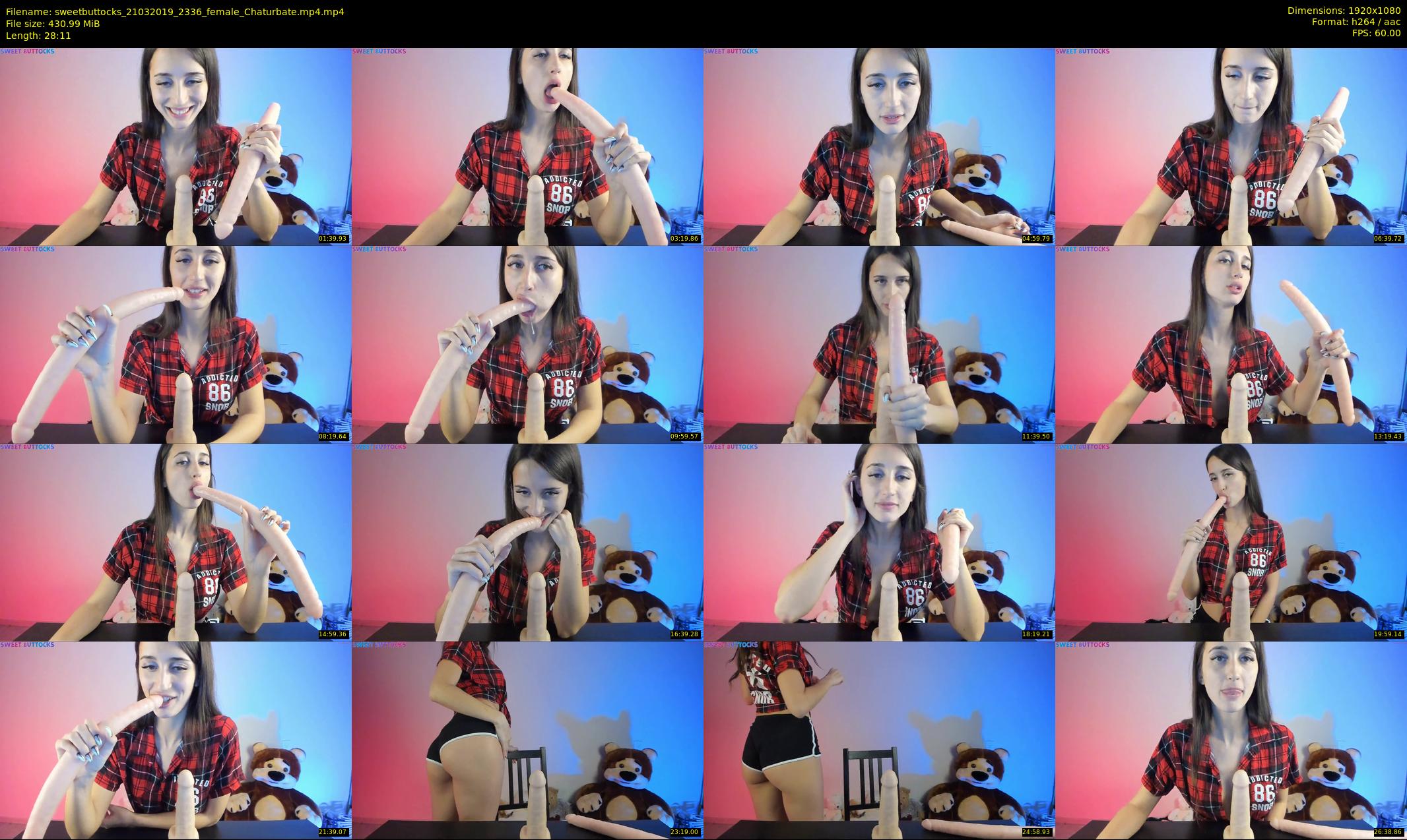 sweetbuttocks — 29 minute Chaturbate female cam show recording, 1080p, Mar 21, 2019