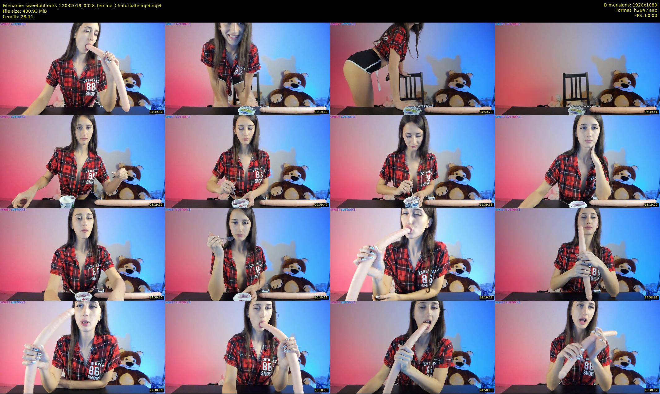 sweetbuttocks — 29 minute Chaturbate female cam show recording, 1080p, Mar 22, 2019