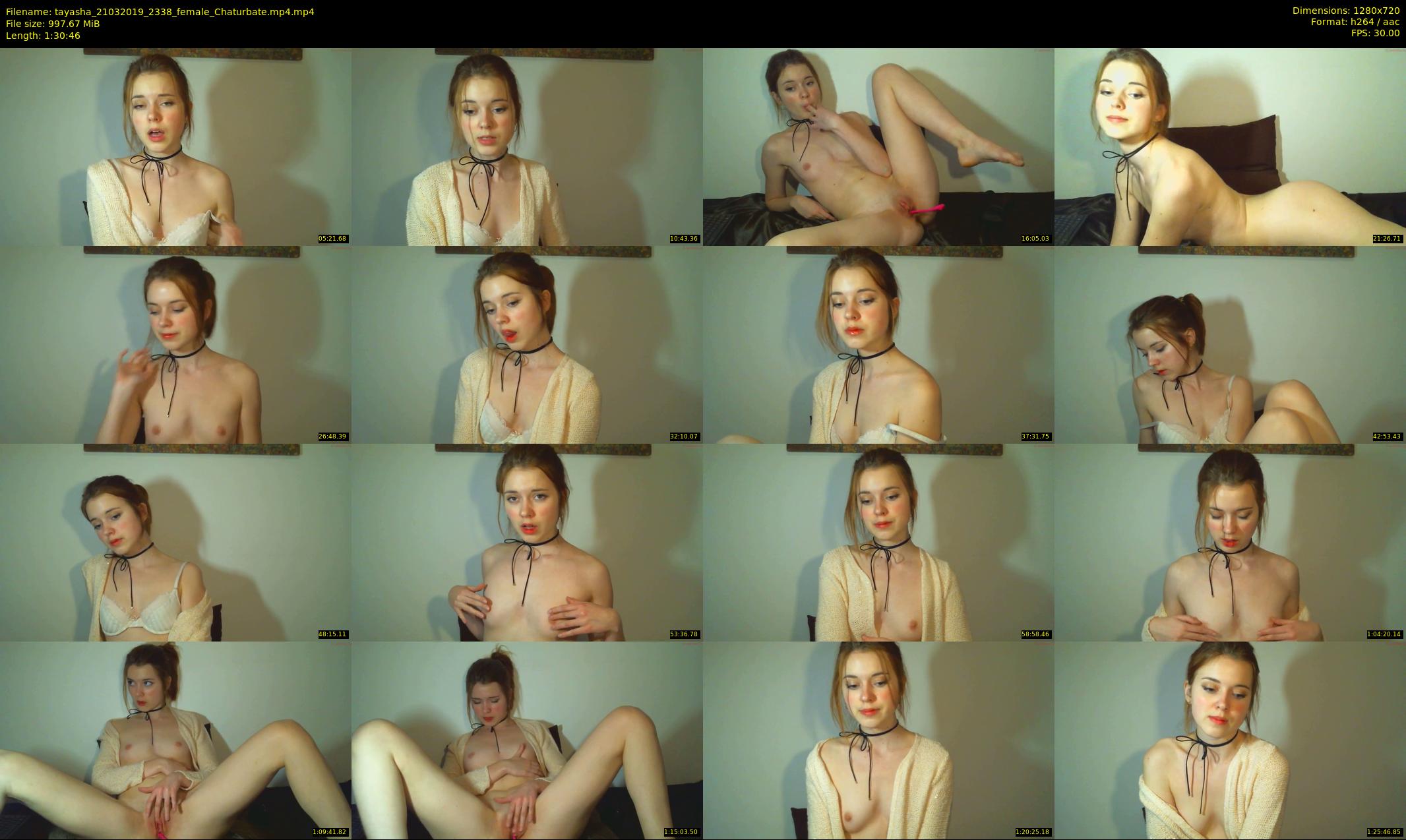 tayasha — 91 minute Chaturbate female cam show recording, 720p, Mar 21, 2019