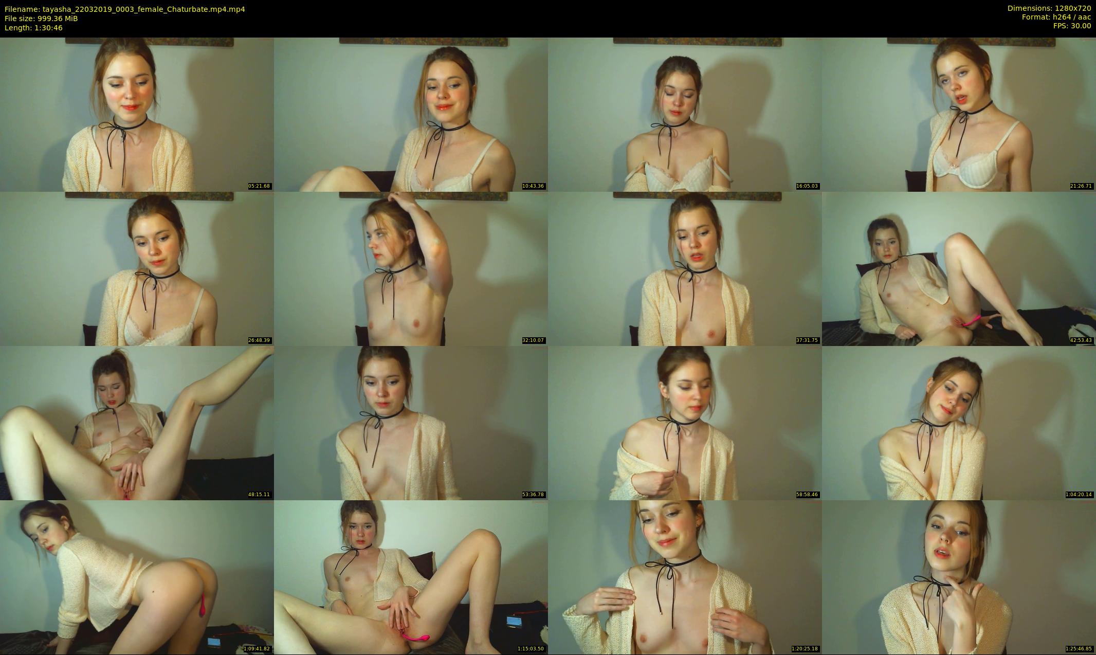 tayasha — 91 minute Chaturbate female cam show recording, 720p, Mar 22, 2019