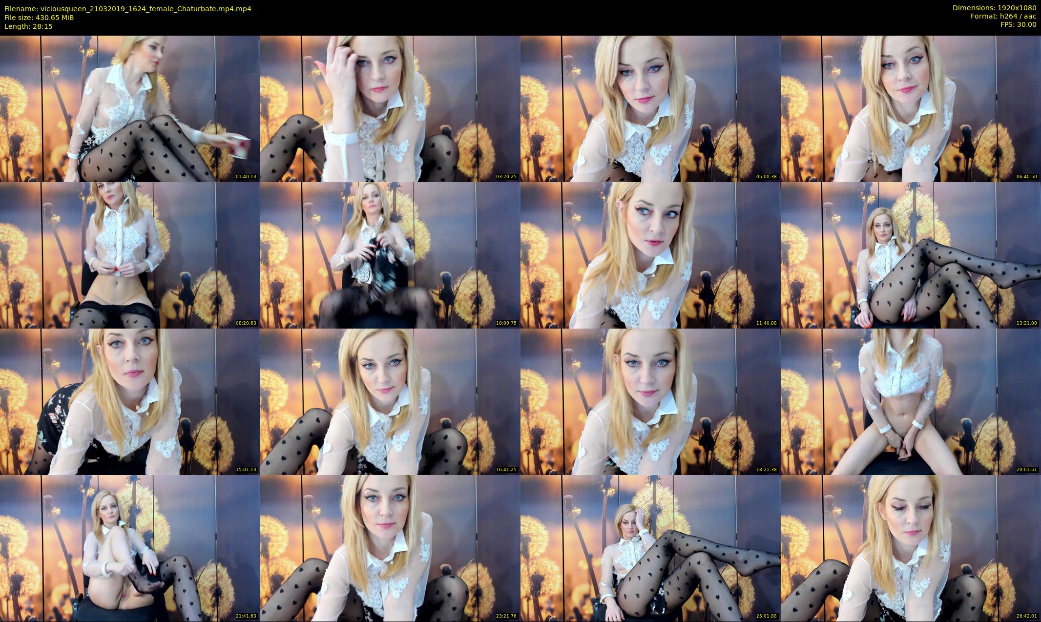 viciousqueen — 29 minute Chaturbate female cam show recording, 1080p, Mar 21, 2019