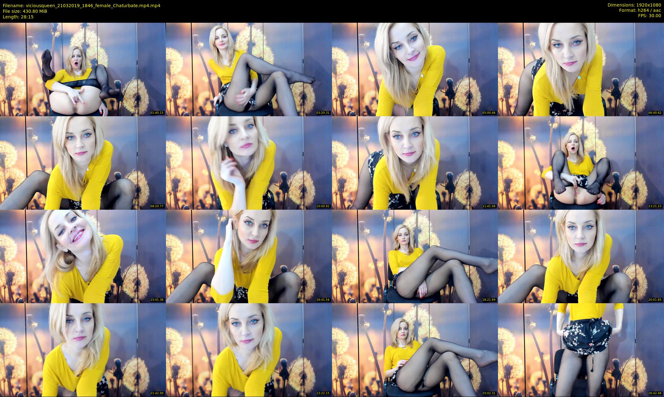 viciousqueen — 29 minute Chaturbate female cam show recording, 1080p, Mar 21, 2019