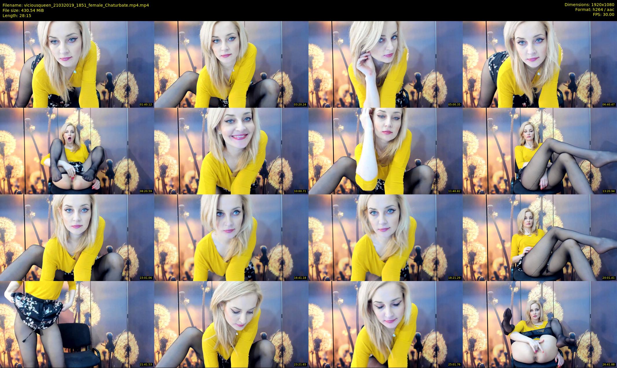 viciousqueen — 29 minute Chaturbate female cam show recording, 1080p, Mar 21, 2019