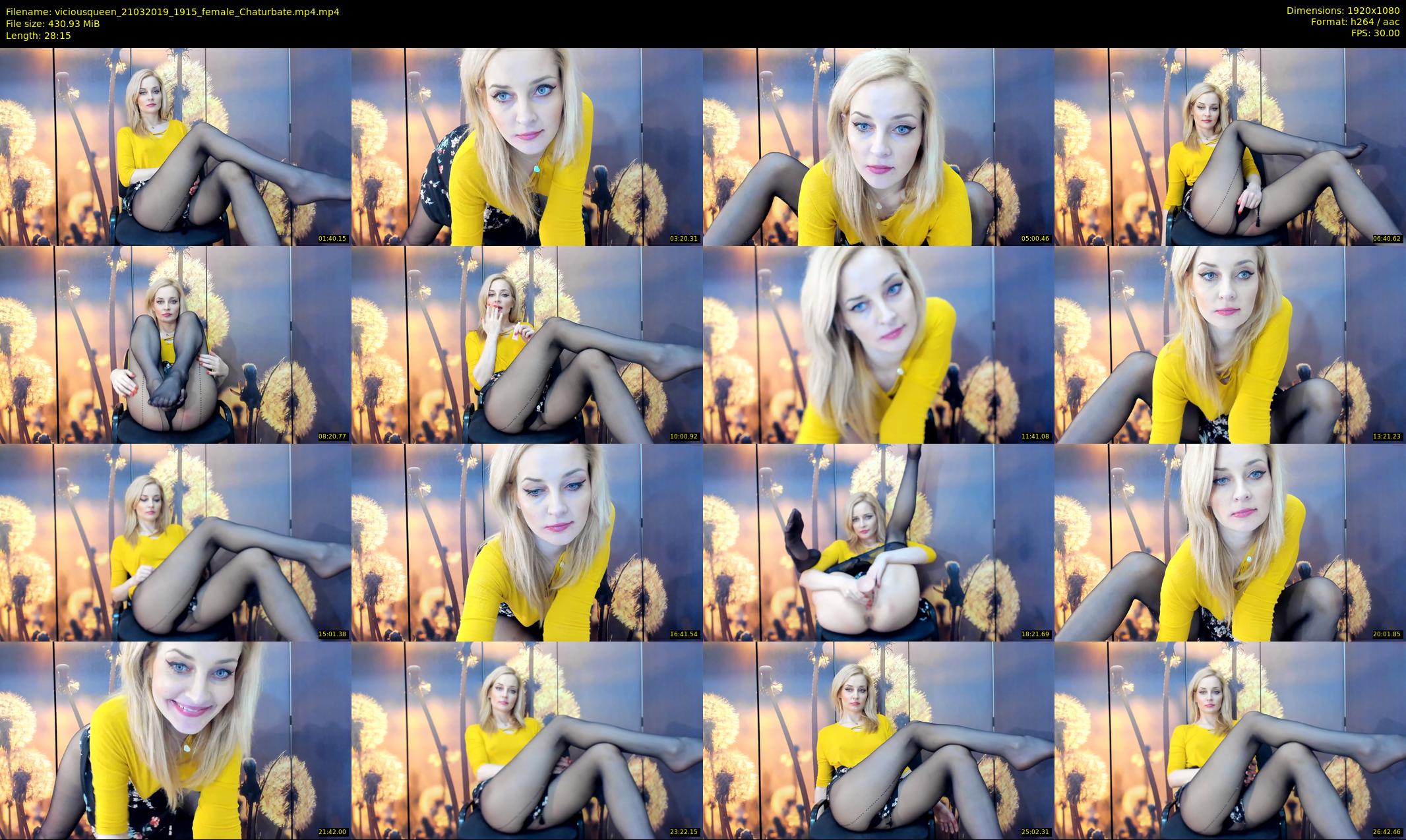 viciousqueen — 29 minute Chaturbate female cam show recording, 1080p, Mar 21, 2019