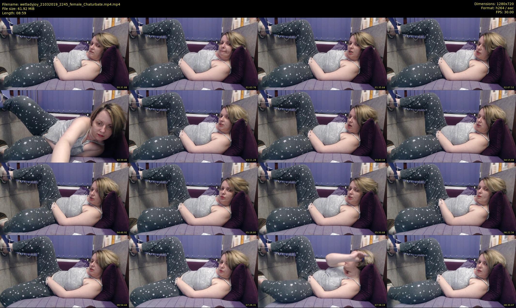 wetladyjoy — 9 minute Chaturbate female cam show recording, 720p, Mar 21, 2019
