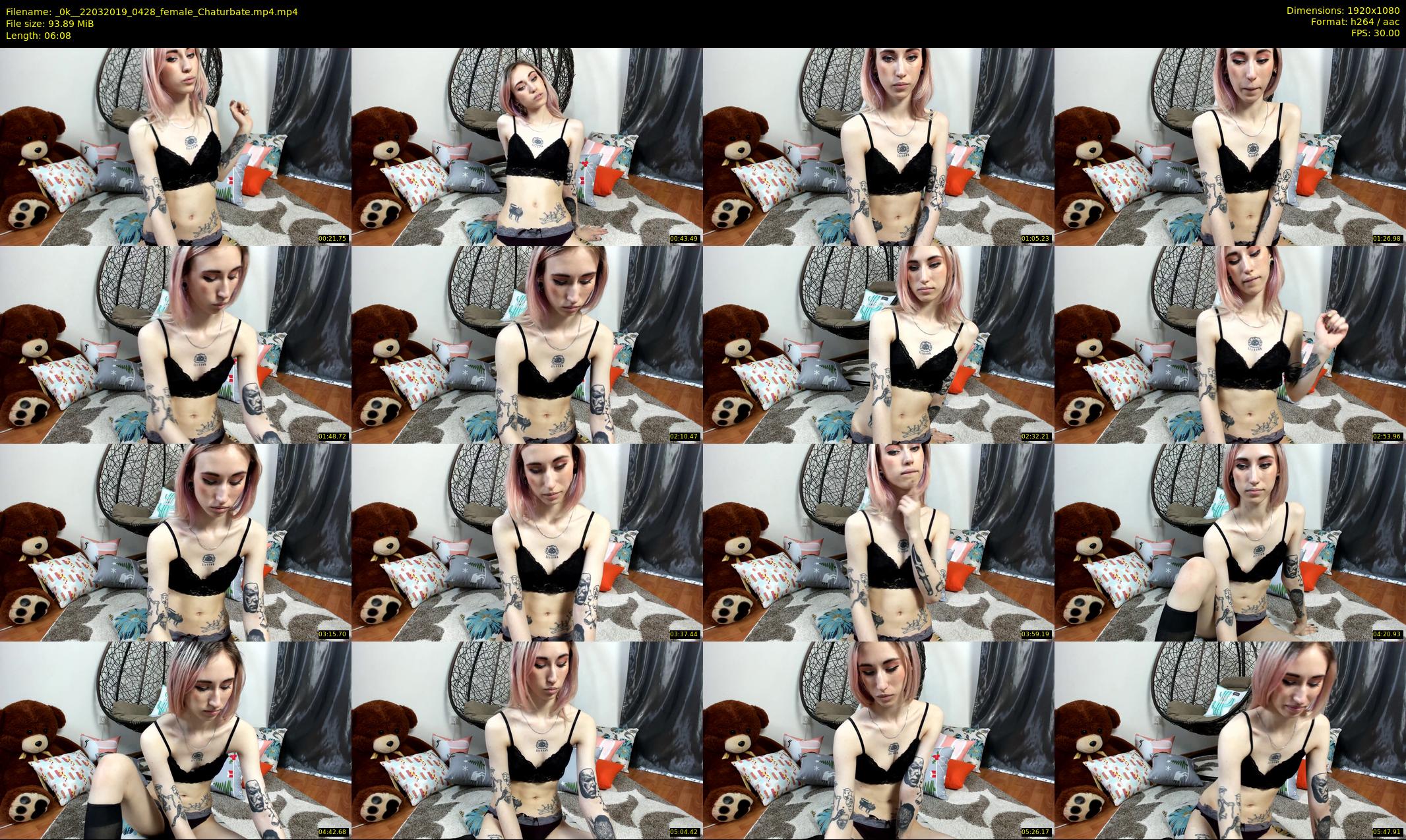 _0k_ — 7 minute Chaturbate female cam show recording, 1080p, Mar 22, 2019