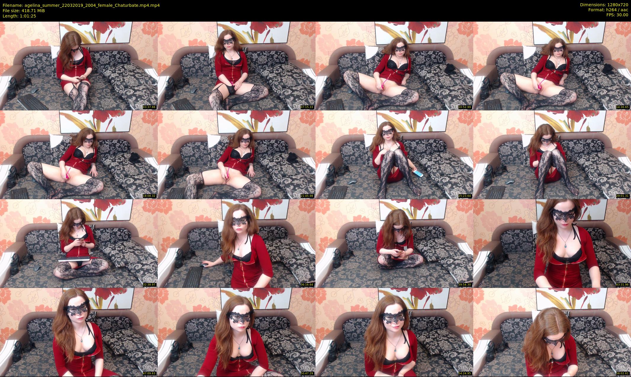 agelina_summer — 62 minute Chaturbate female cam show recording, 720p, Mar 22, 2019