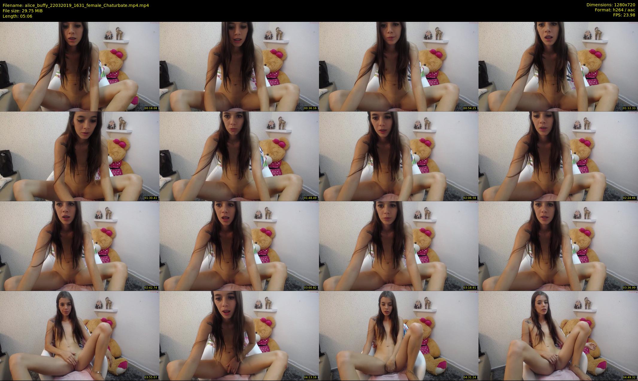 alice_buffy — 6 minute Chaturbate female cam show recording, 720p, Mar 22, 2019