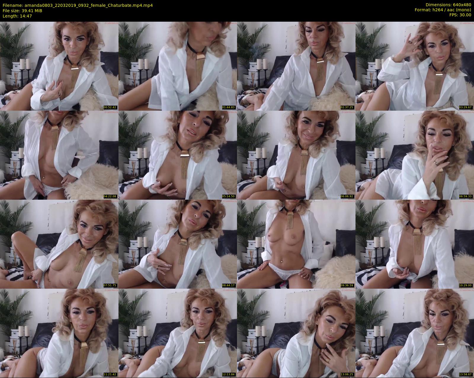 amanda0803 — 15 minute Chaturbate female cam show recording, 480p, Mar 22, 2019