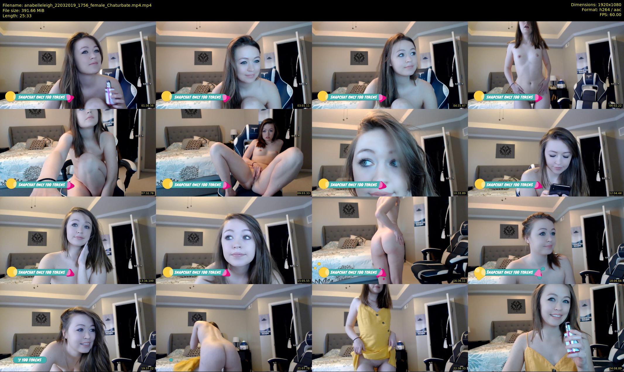 anabelleleigh — 26 minute Chaturbate female cam show recording, 1080p, Mar 22, 2019