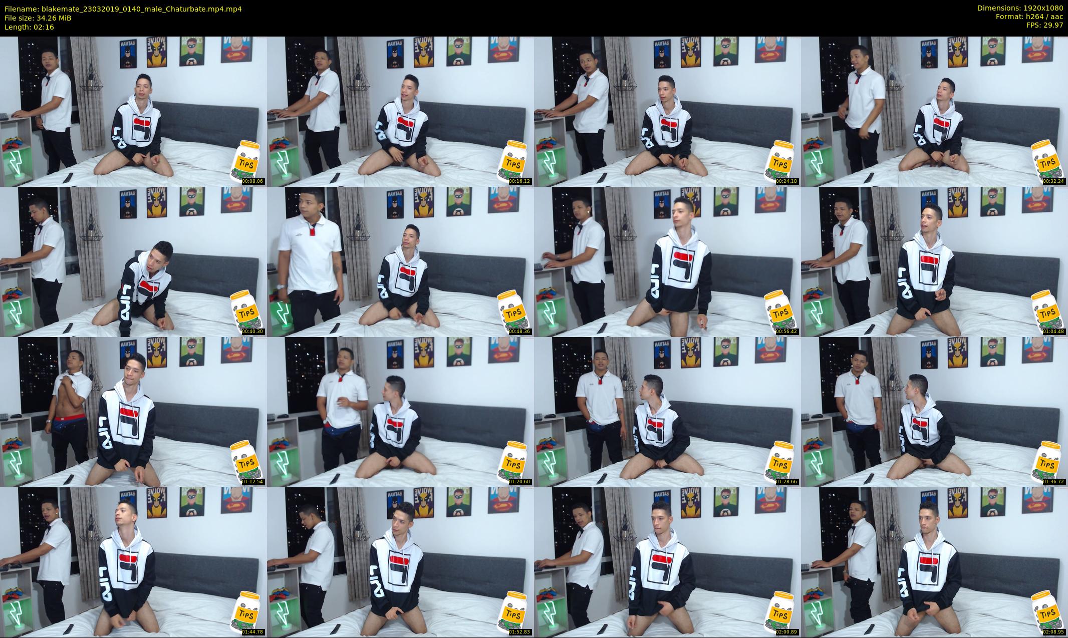 blakemate — 3 minute Chaturbate male cam show recording, 1080p, Mar 23, 2019