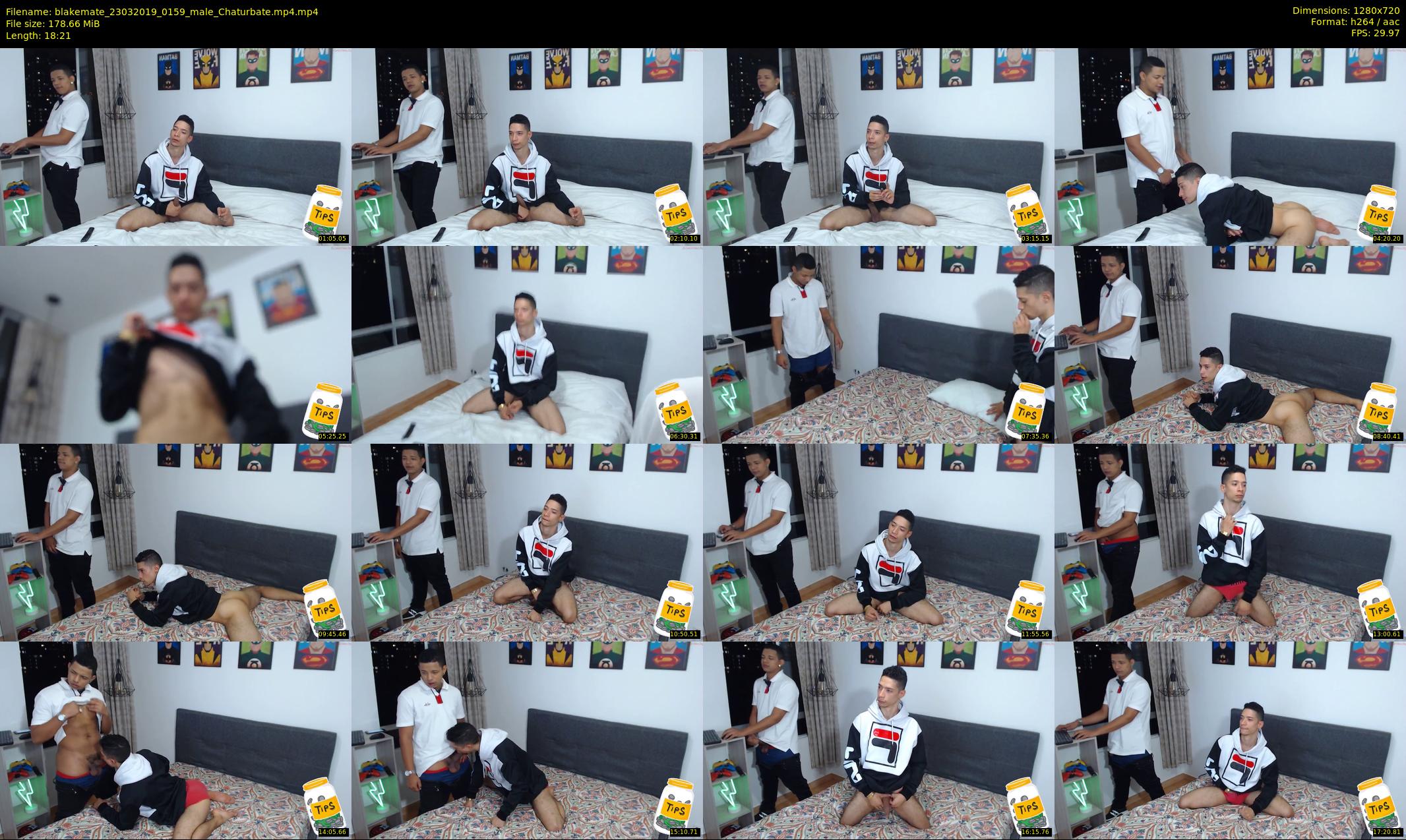 blakemate — 19 minute Chaturbate male cam show recording, 720p, Mar 23, 2019