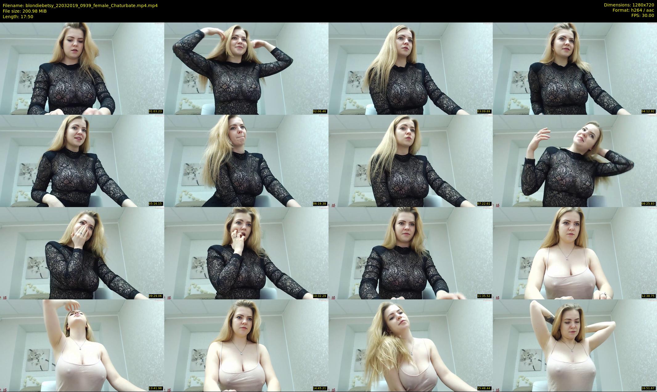 blondiebetsy — 18 minute Chaturbate female cam show recording, 720p, Mar 22, 2019
