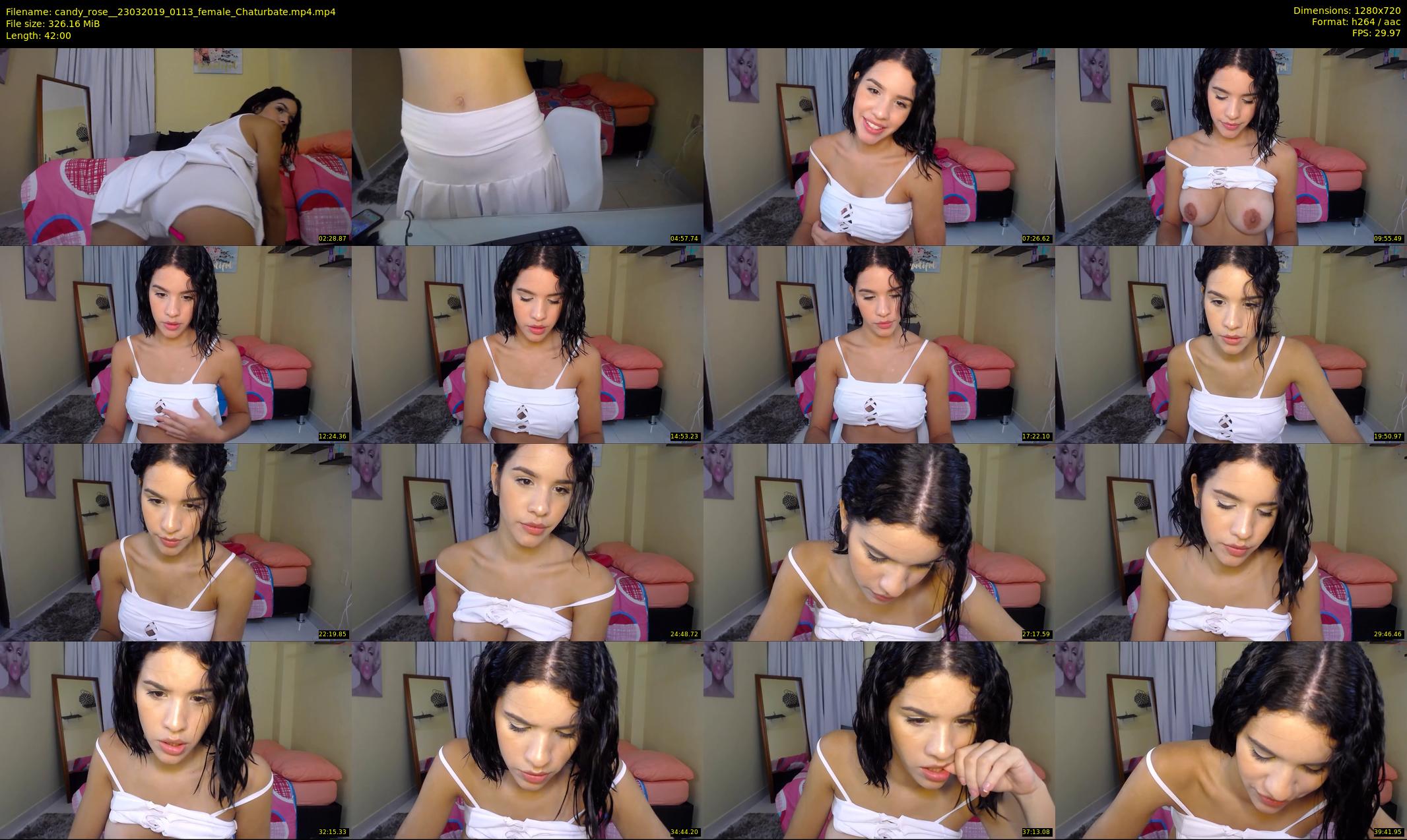 candy_rose_ — 42 minute Chaturbate female cam show recording, 720p, Mar 23, 2019