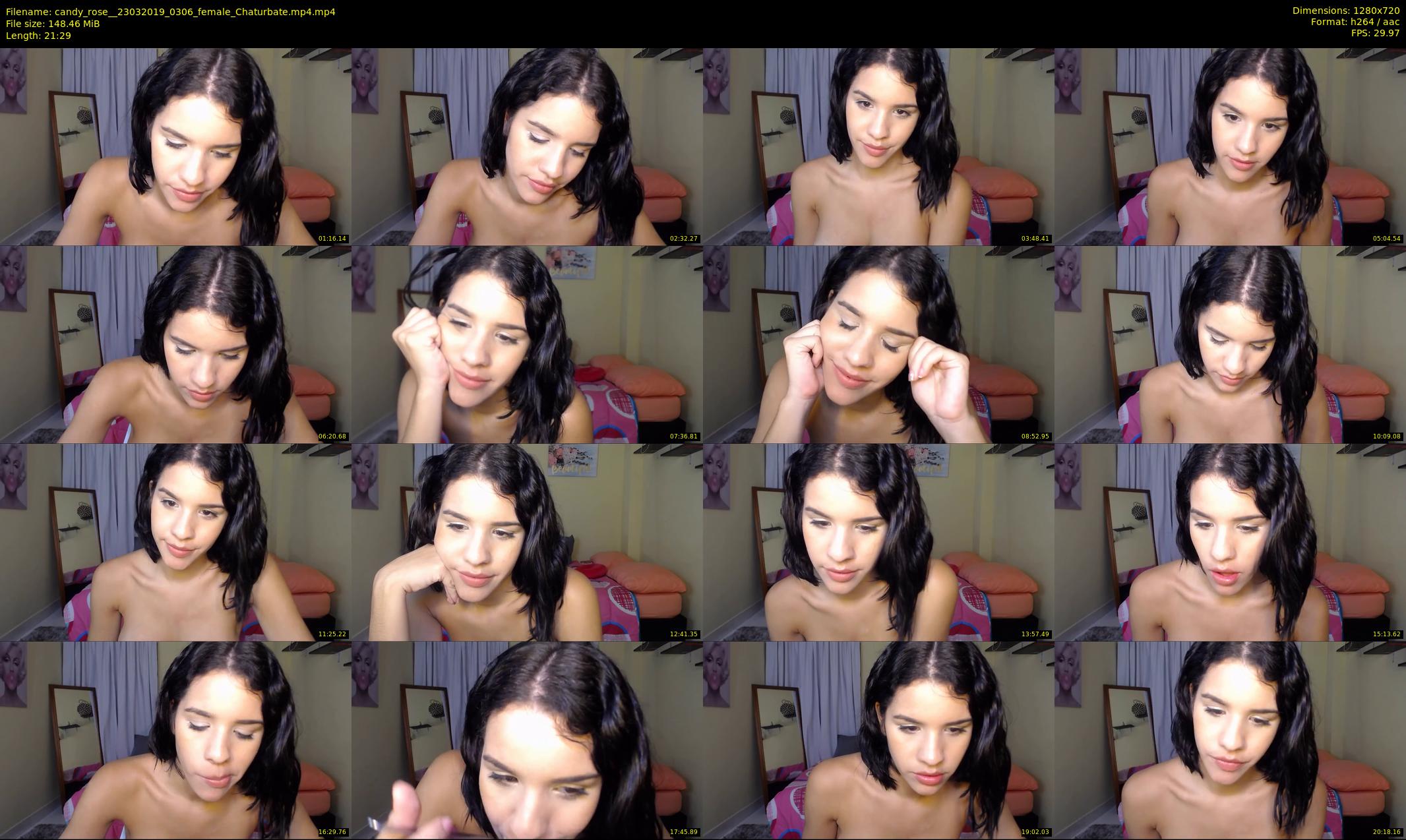 candy_rose_ — 22 minute Chaturbate female cam show recording, 720p, Mar 23, 2019