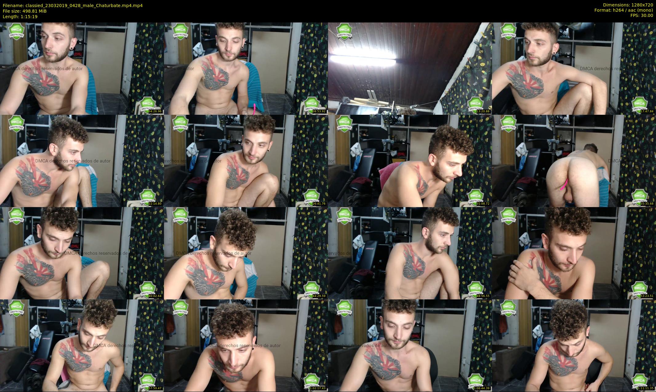classied — 76 minute Chaturbate male cam show recording, 720p, Mar 23, 2019