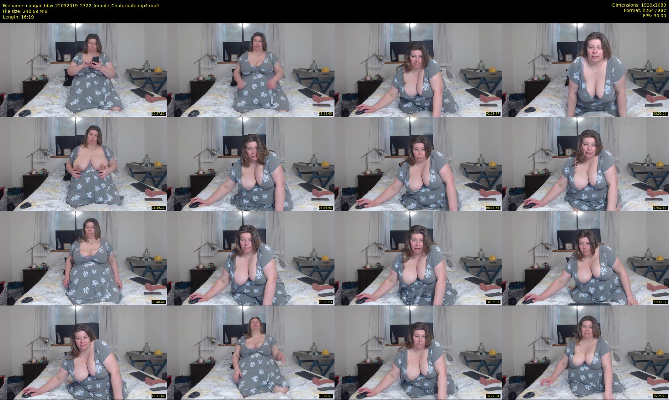 cougar_bbw — 17 minute Chaturbate female cam show recording, 1080p, Mar 22, 2019
