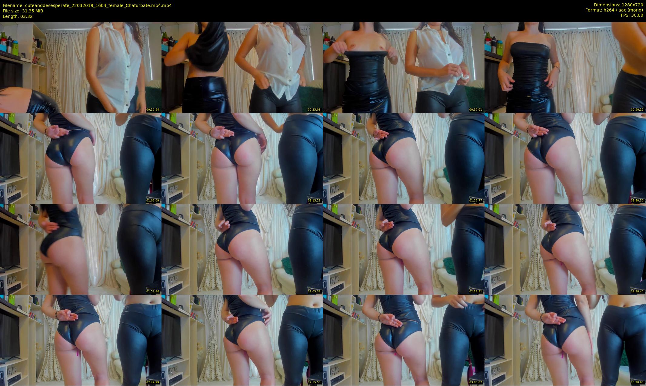 cuteanddesesperate — 4 minute Chaturbate female cam show recording, 720p, Mar 22, 2019