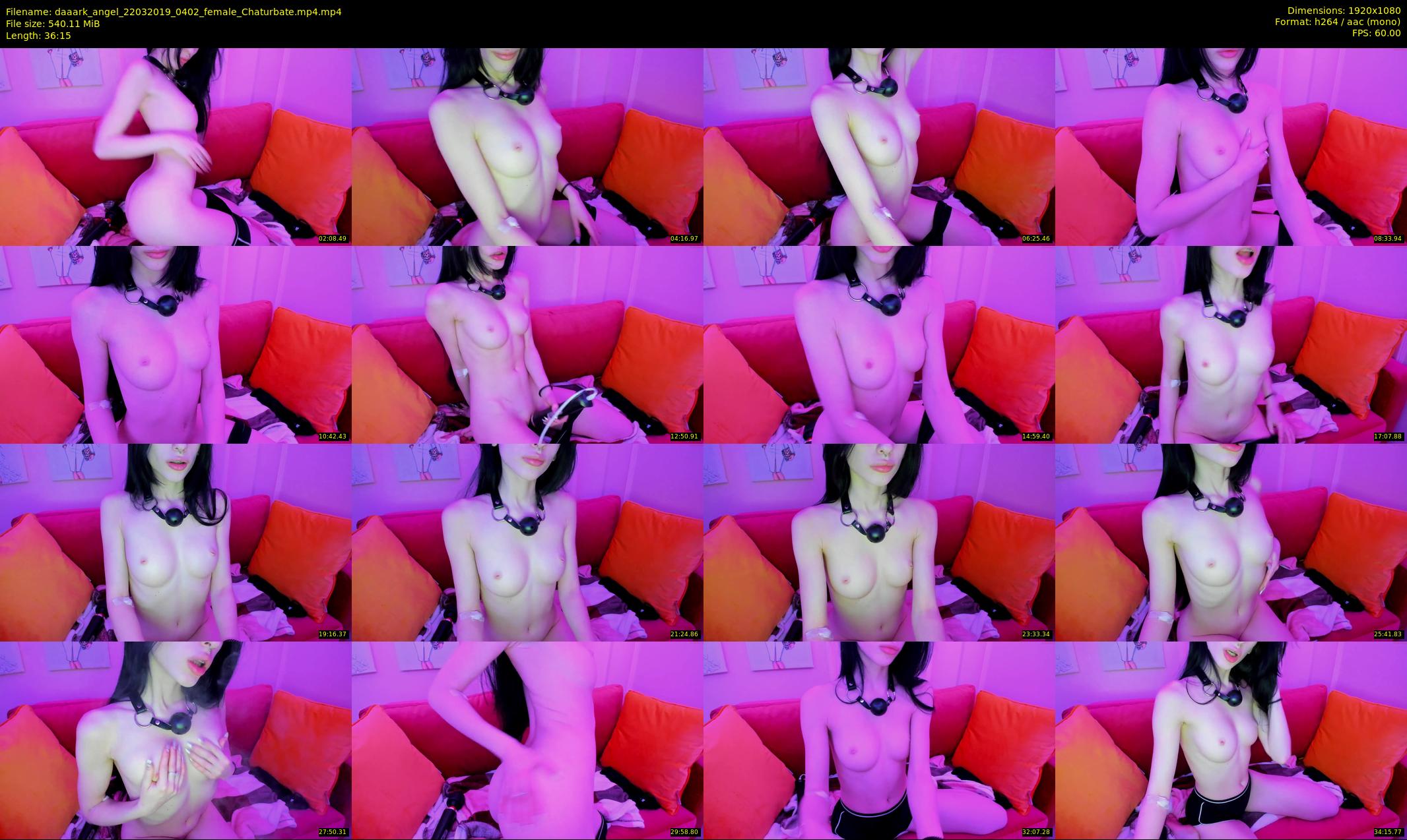 daaark_angel — 37 minute Chaturbate female cam show recording, 1080p, Mar 22, 2019