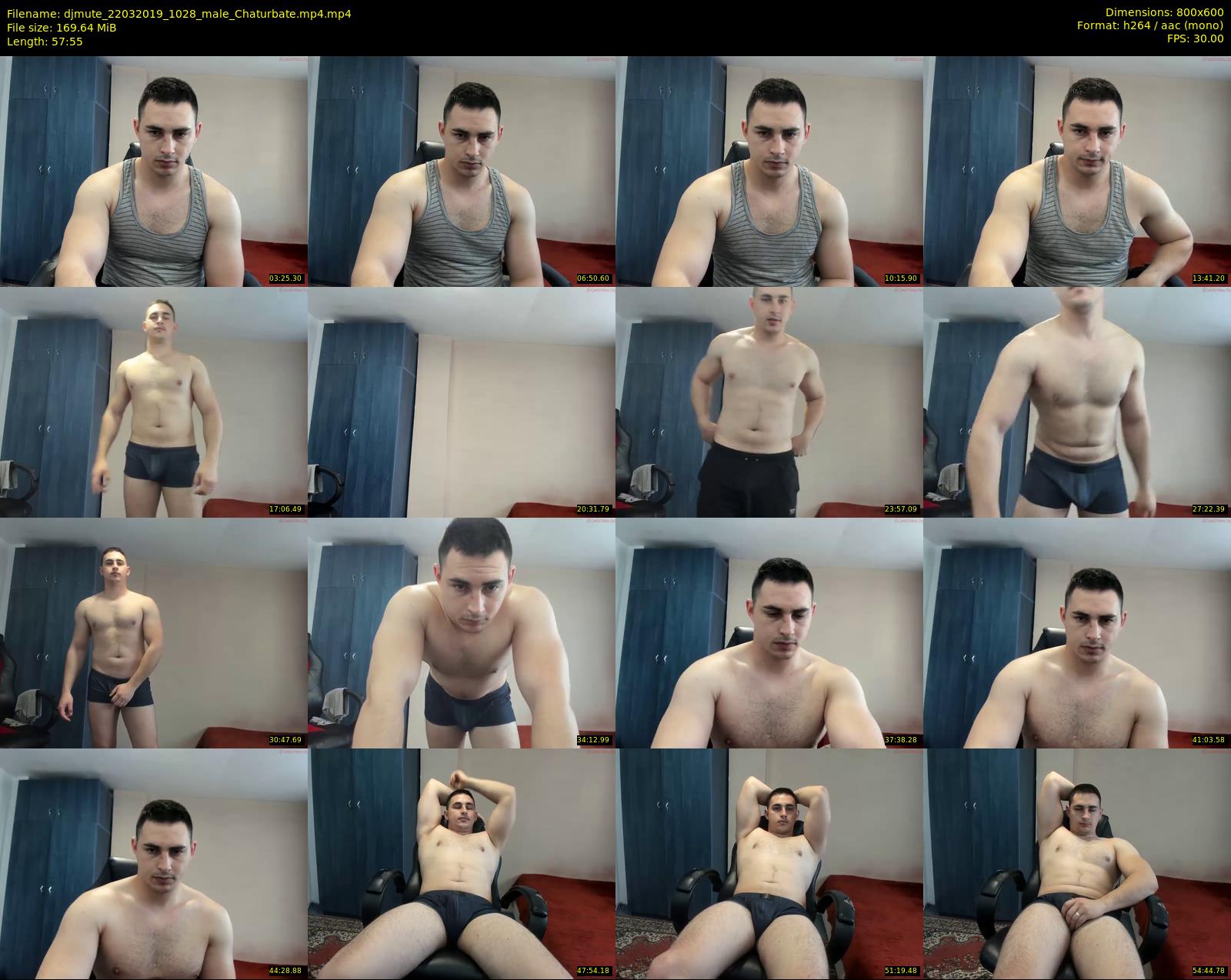 djmute — 58 minute Chaturbate male cam show recording, 480p, Mar 22, 2019