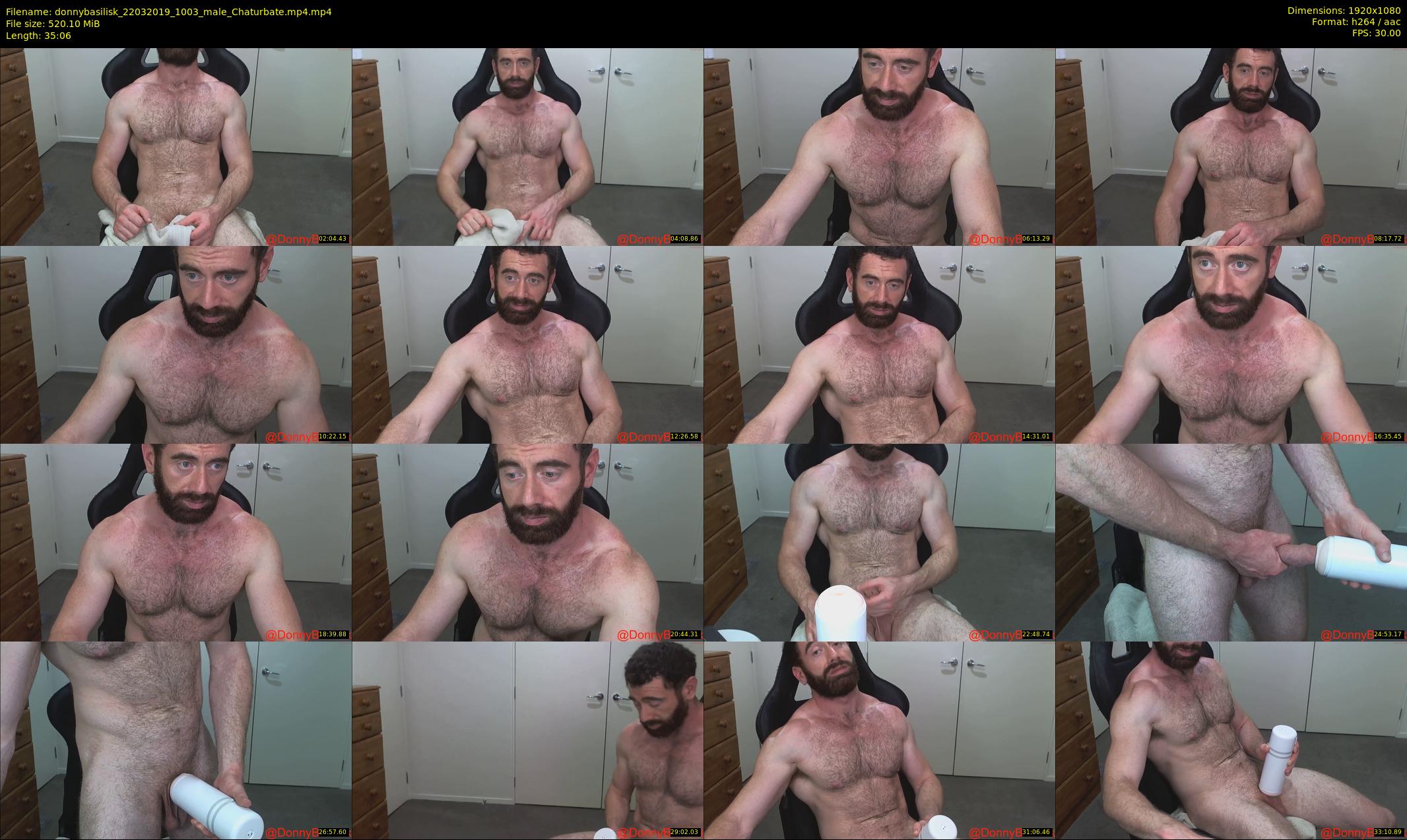 donnybasilisk — 36 minute Chaturbate male cam show recording, 1080p, Mar 22, 2019